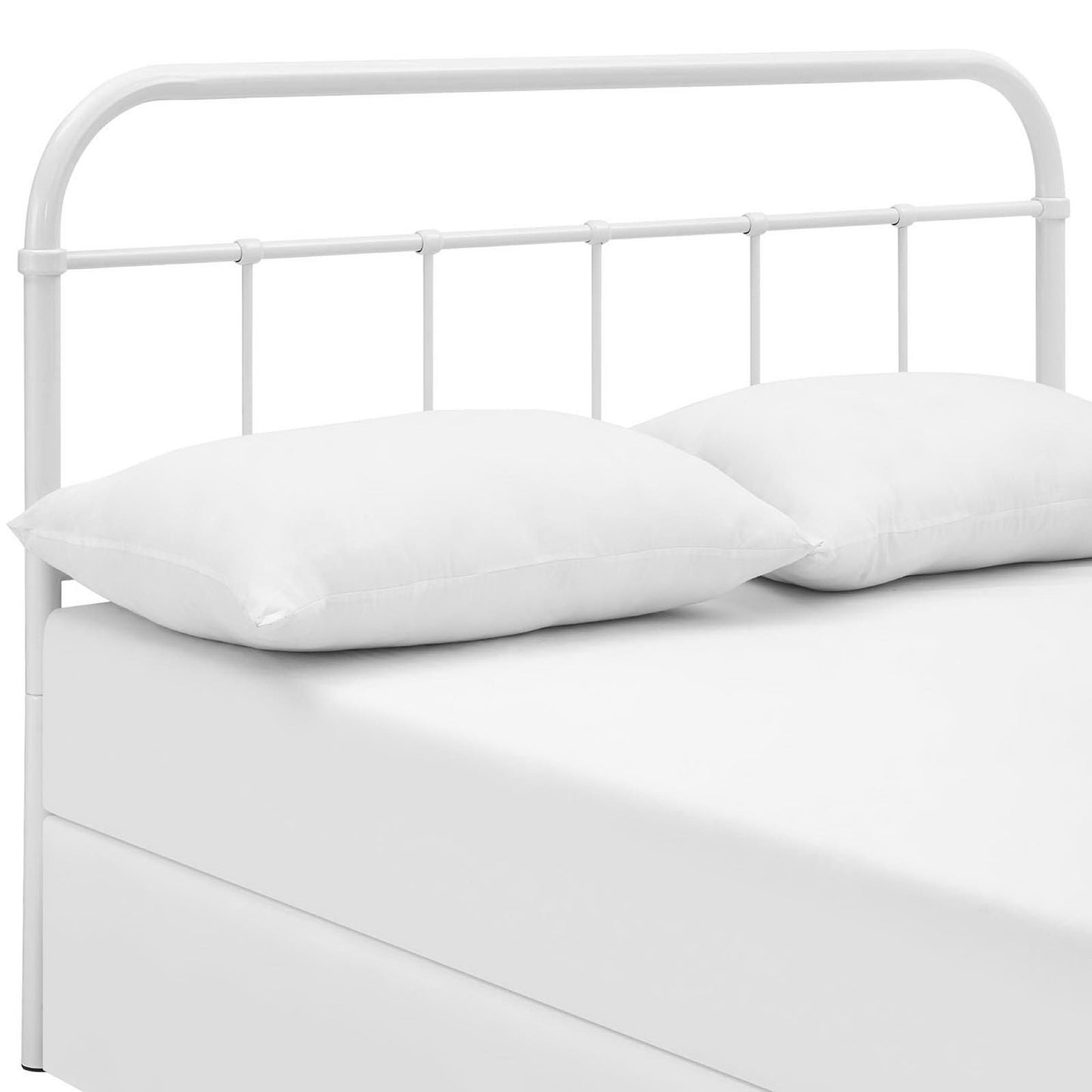 Modway Outlet Serena Queen Steel Headboard by Modway Bedroom Furniture White - MOD-5536-WHI