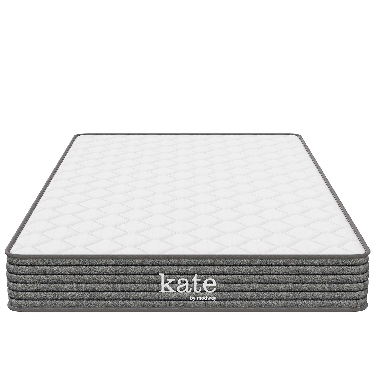 Modway - Kate 6" Twin Mattress by Modway Mattresses Twin White - MOD-5772-WHI