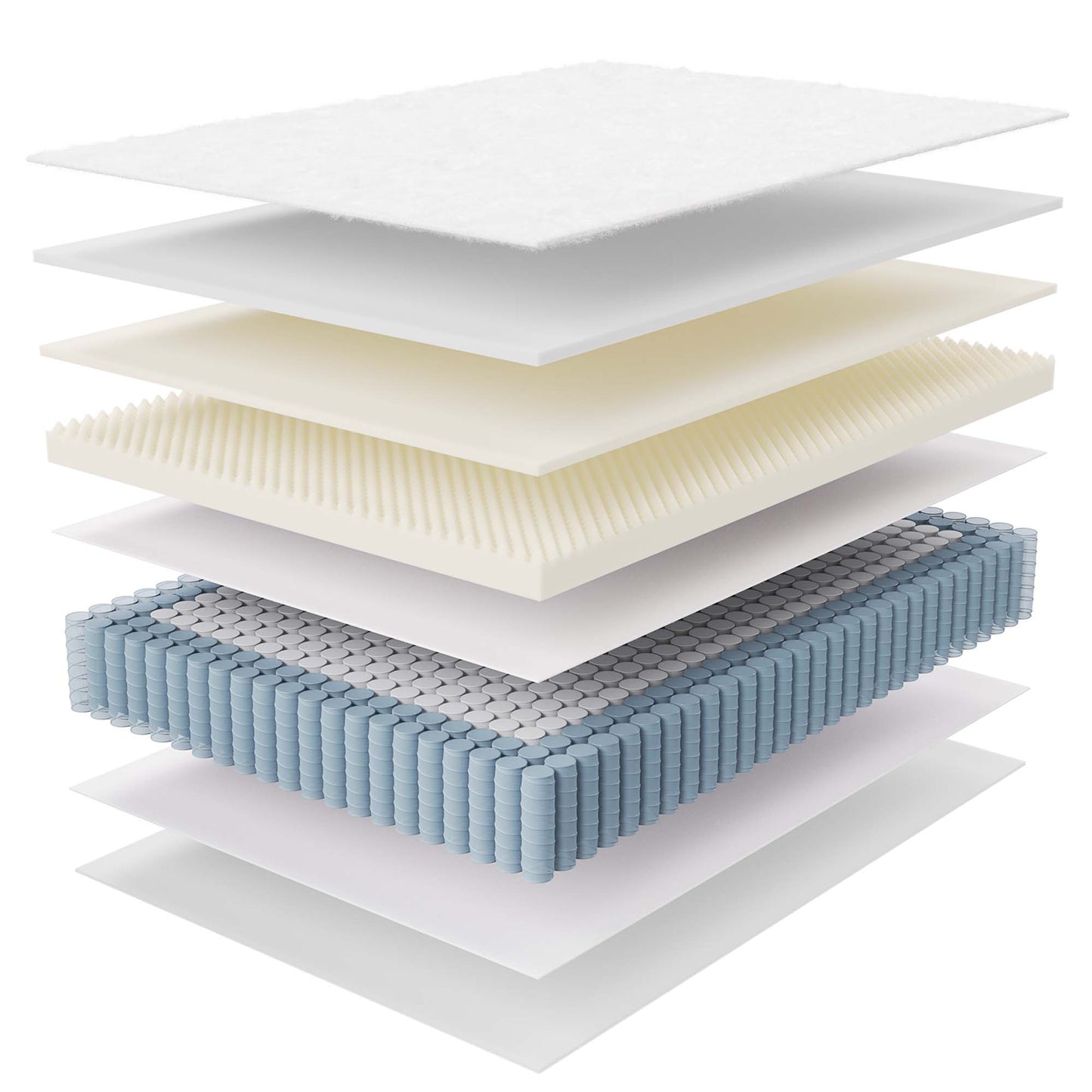 Modway - Jenna 14" Innerspring and Foam Full Mattress by Modway Mattresses Twin White - MOD-6083-WHI