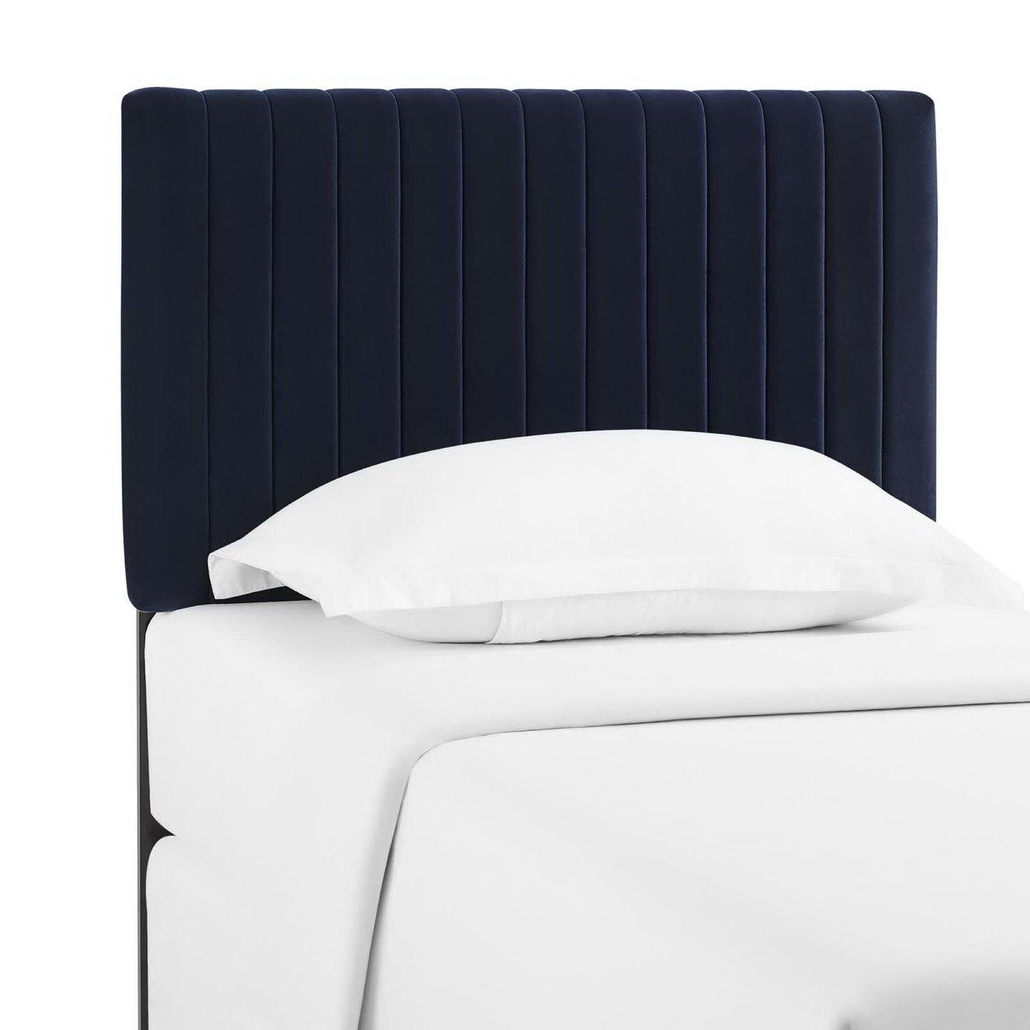 Modway - Keira Performance Velvet Twin Headboard by Modway Bedroom Headboards Blue - MOD-6093-MID