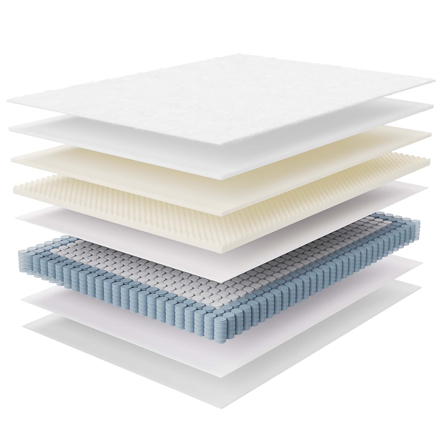 Modway - Jenna 8" Innerspring and Foam Queen Mattress by Modway Mattresses Twin White - MOD-6135-WHI