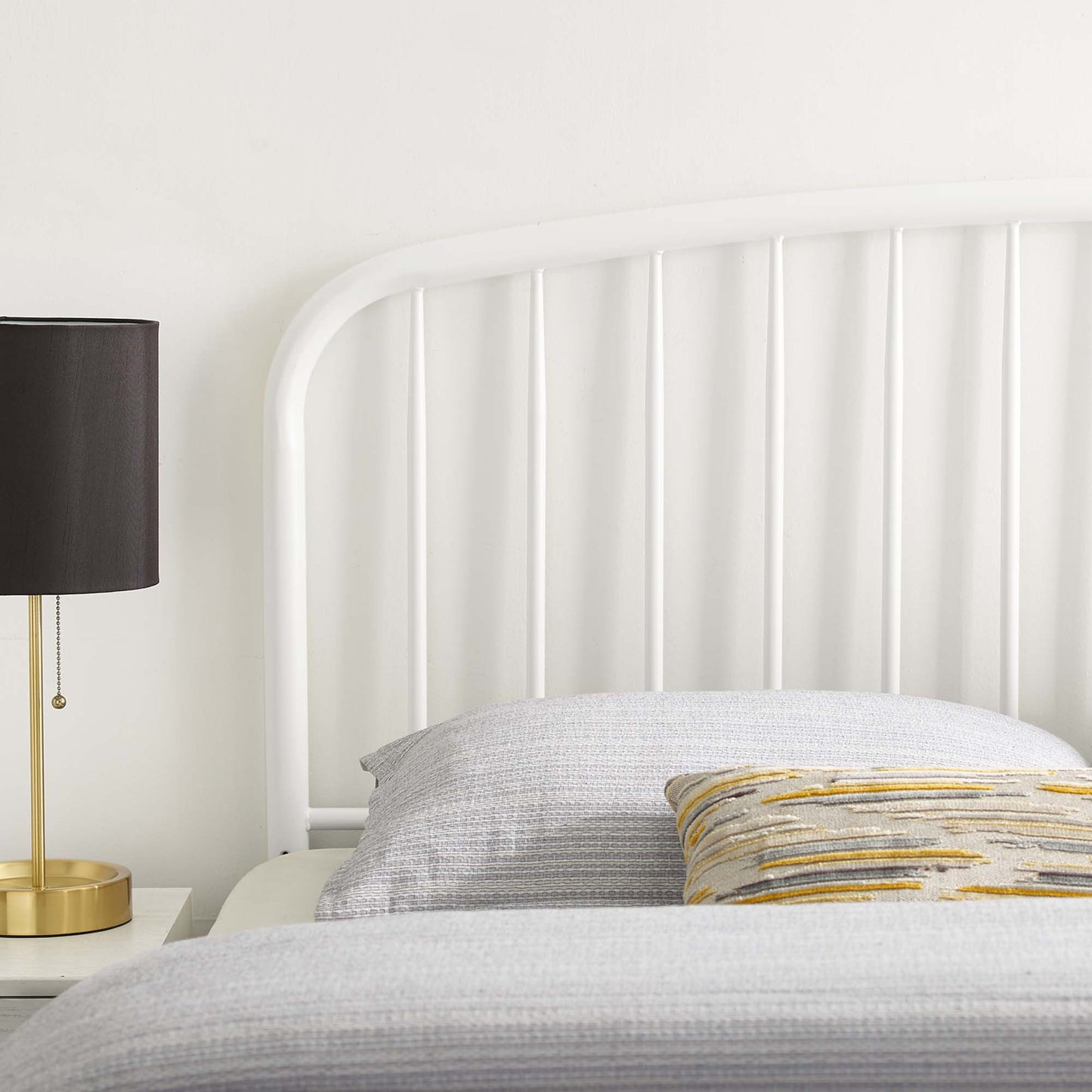 Modway Outlet Nova Metal Queen Headboard by Modway Bedroom Furniture White - MOD-6150-WHI