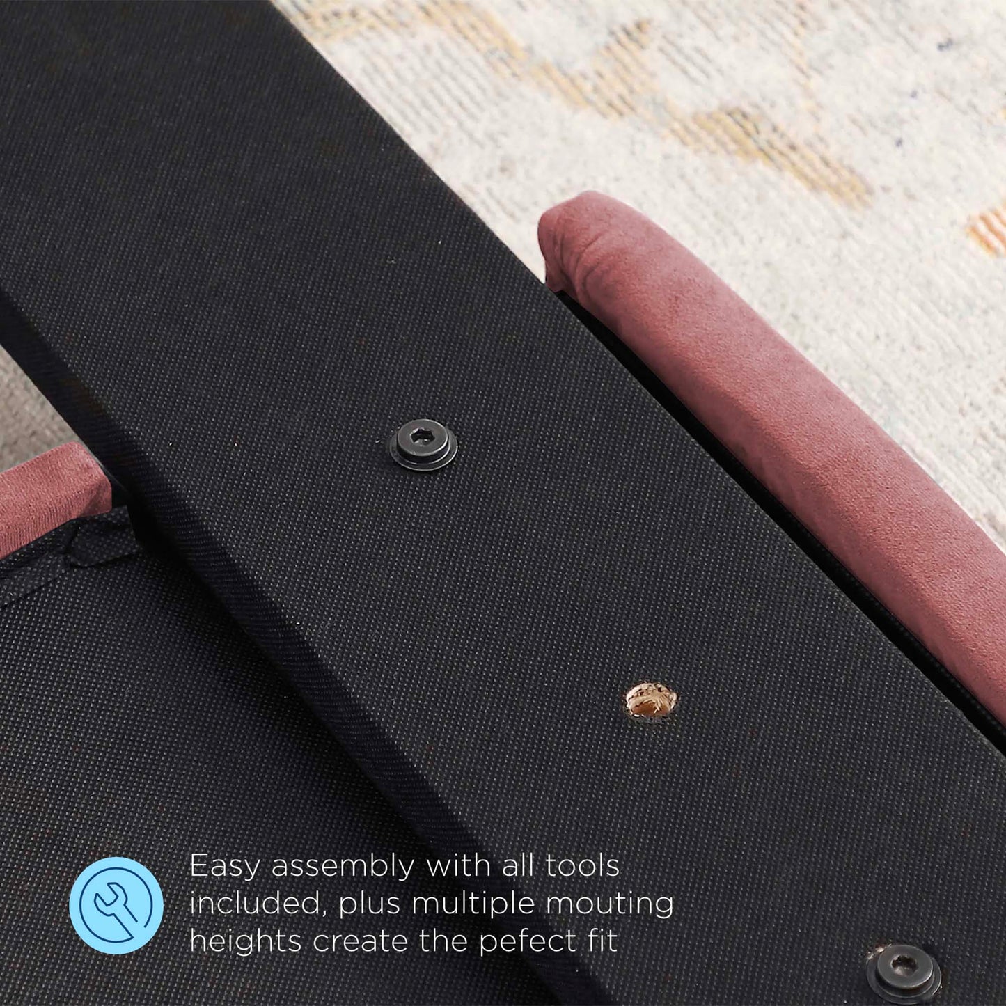 Modway Outlet Juliet Tufted Performance Velvet King/California King Headboard by Modway Bedroom Furniture Dusty Rose - MOD-6186-DUS