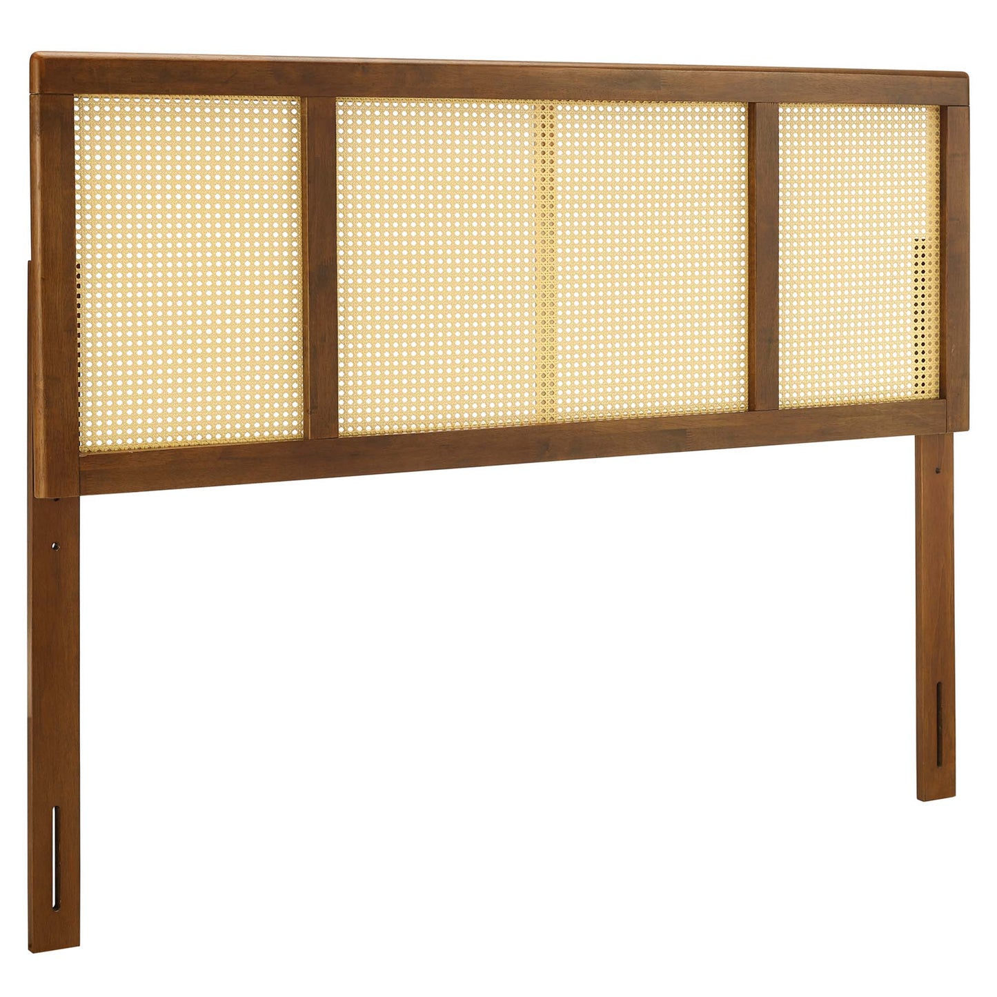 Modway Outlet Delmare Cane Queen Headboard by Modway Bedroom Furniture Walnut - MOD-6201-WAL