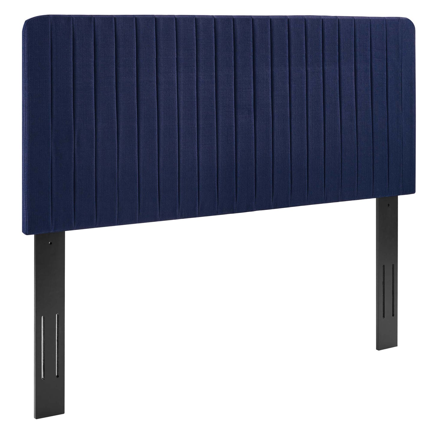 Modway Outlet Milenna Channel Tufted Upholstered Fabric King/California King Headboard by Modway Bedroom Furniture Royal Blue - MOD-6342-ROY
