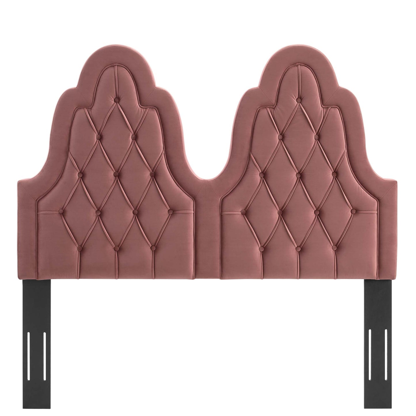 Modway Outlet Augustine Tufted Performance Velvet King/California King Headboard by Modway Bedroom Furniture Dusty Rose - MOD-6415-DUS