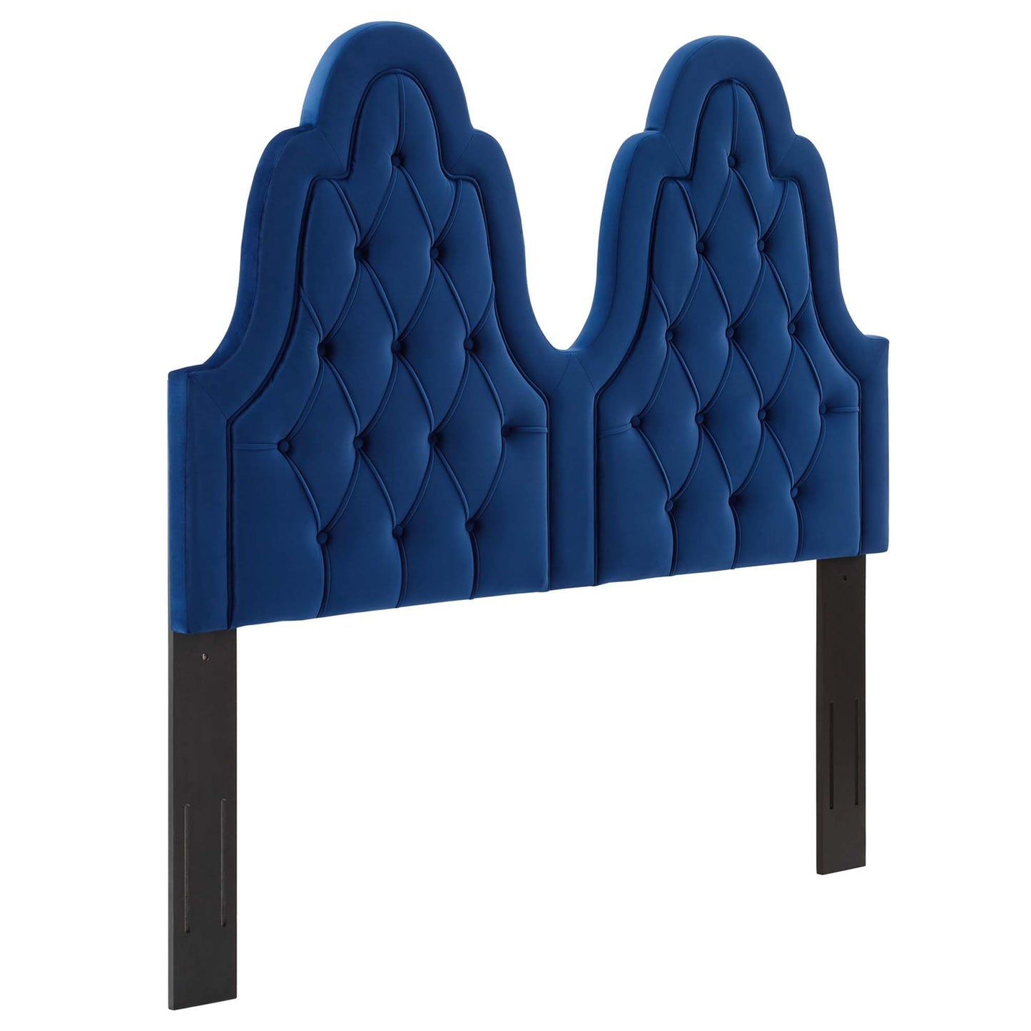 Modway Outlet Augustine Tufted Performance Velvet King/California King Headboard by Modway Bedroom Furniture Navy - MOD-6415-NAV