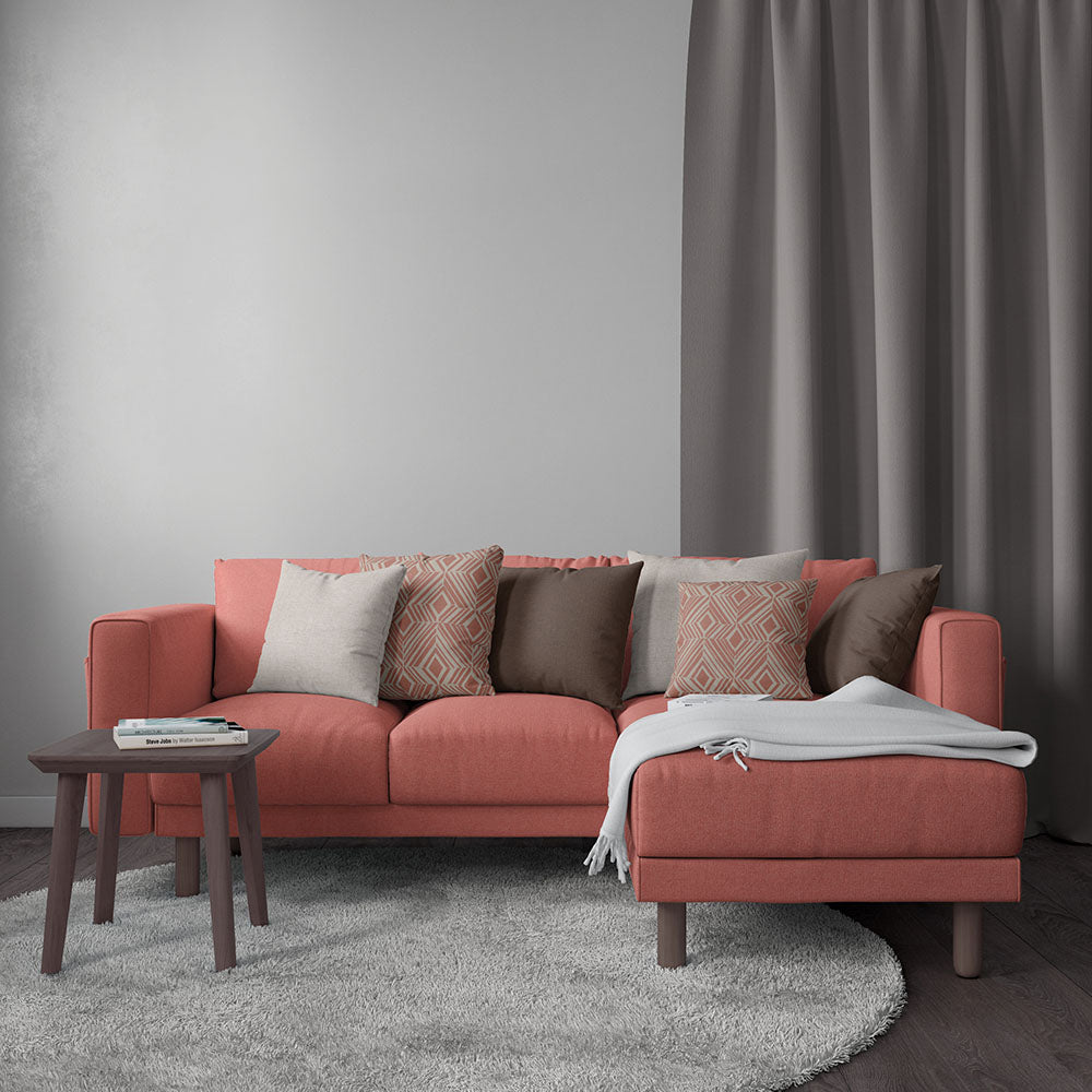 NICHOLASJOHN INC NJ-MARILYN Coral Solid,Texture Fabric - NJ25-2270