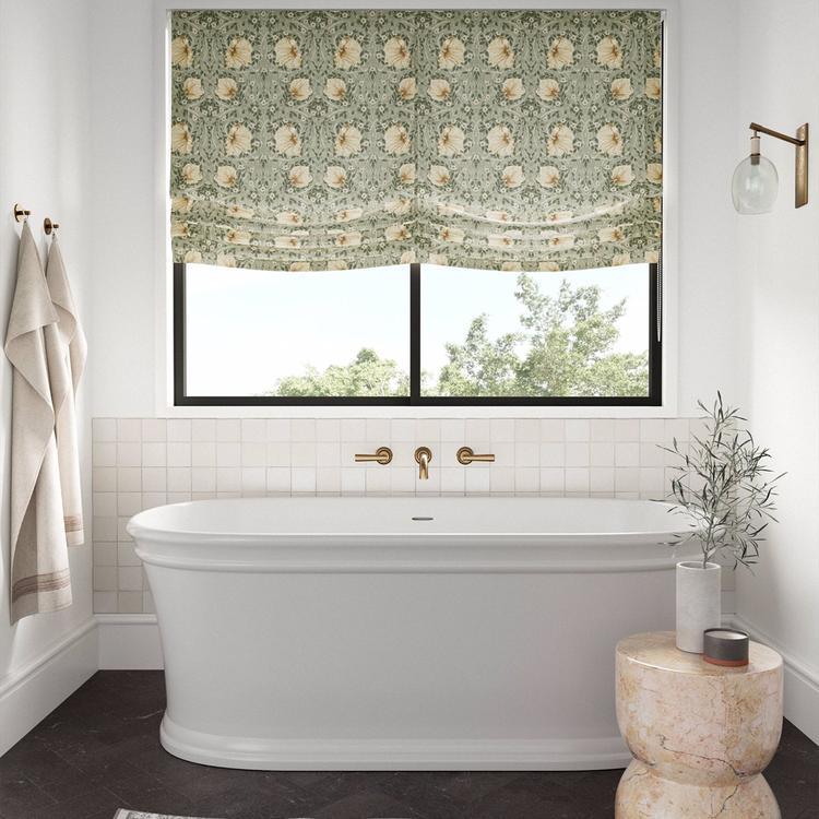 MORRIS & CO Pimpernel Fabric Leaves , Trees Bayleaf,Manilla - MSIM226899