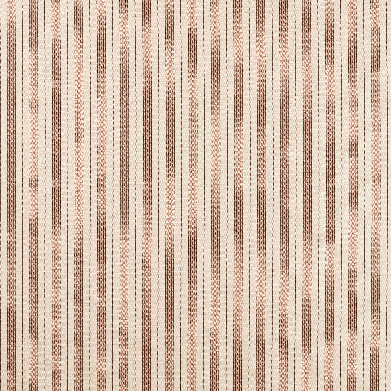 MORRIS & CO Elm Stripe Fabric Stripes Apricot,Linen - MSTR237682