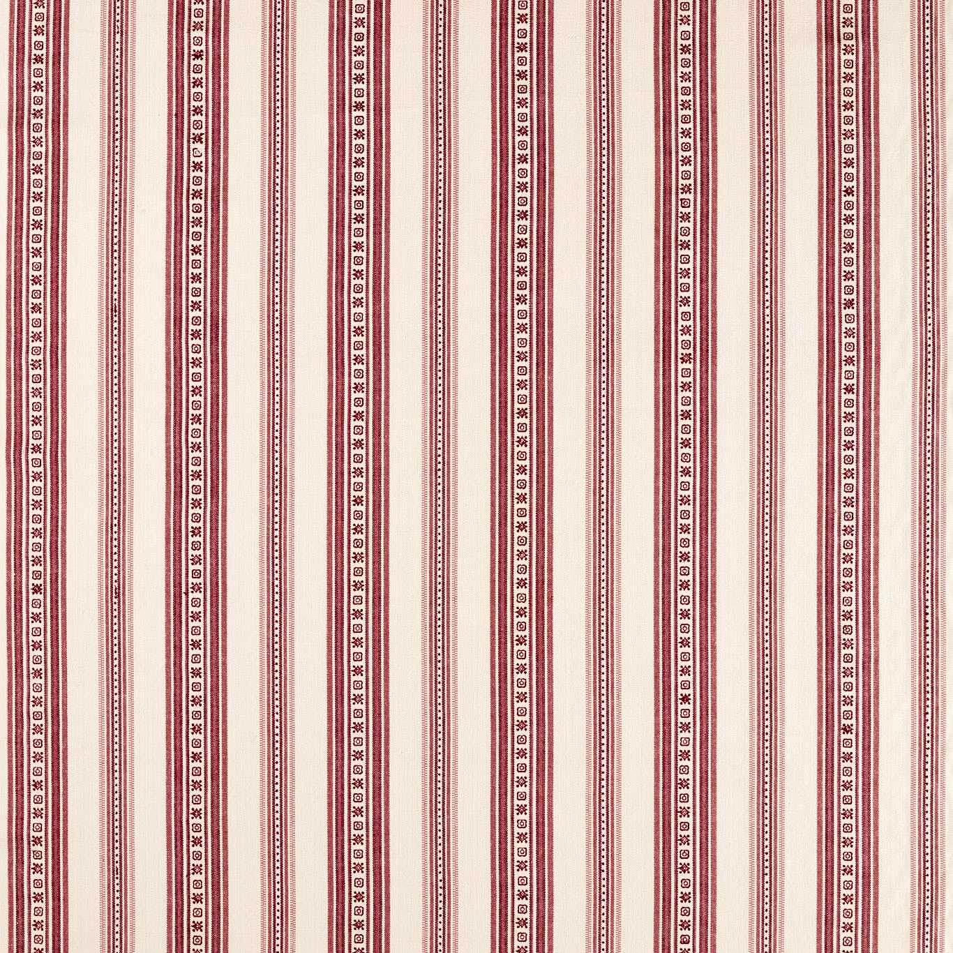 MORRIS & CO Dallington Stripe Fabric Stripes Mulberry - MSTR237701