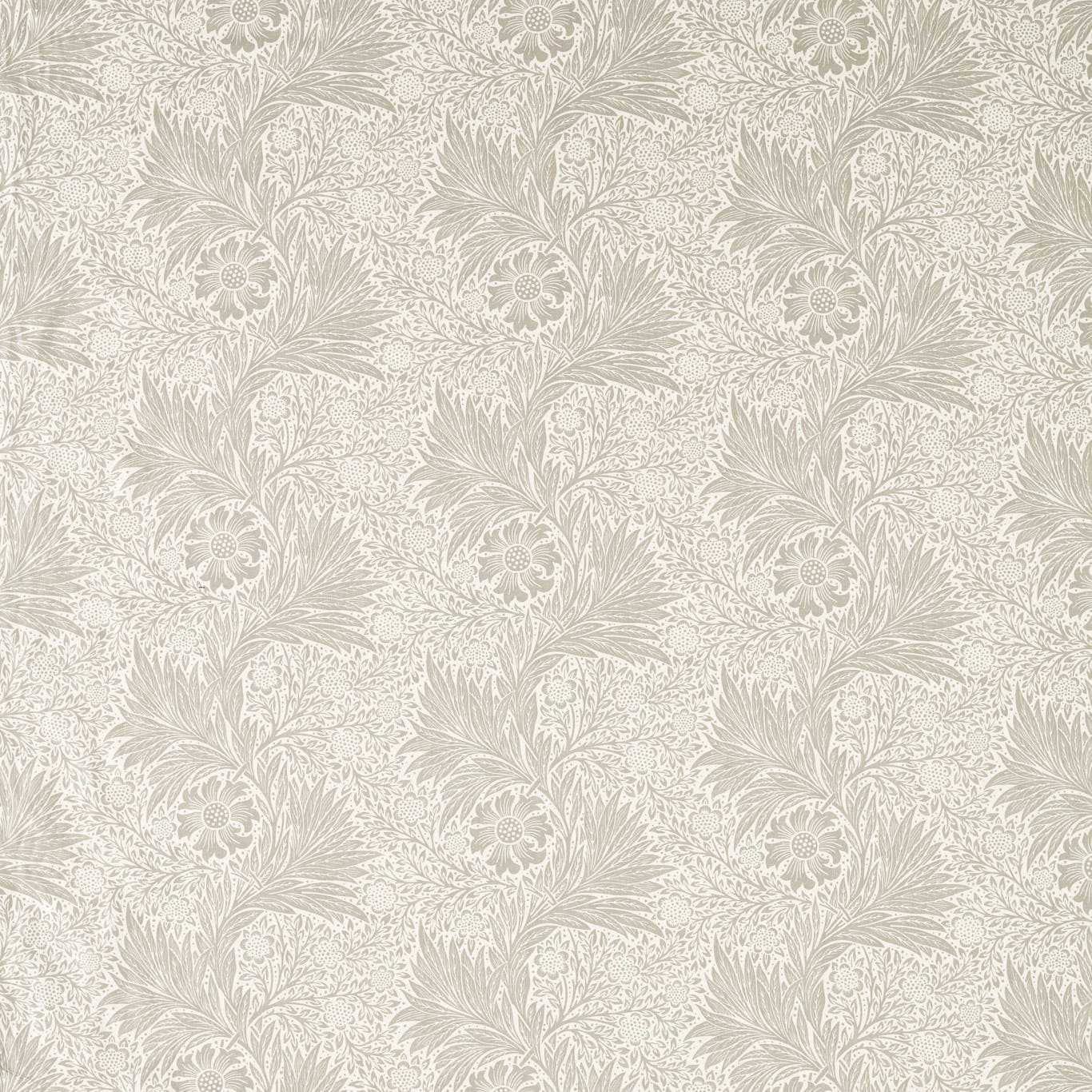 MORRIS & CO Pure Marigold WW Fabric Classic Floral Stone - MSWW227276