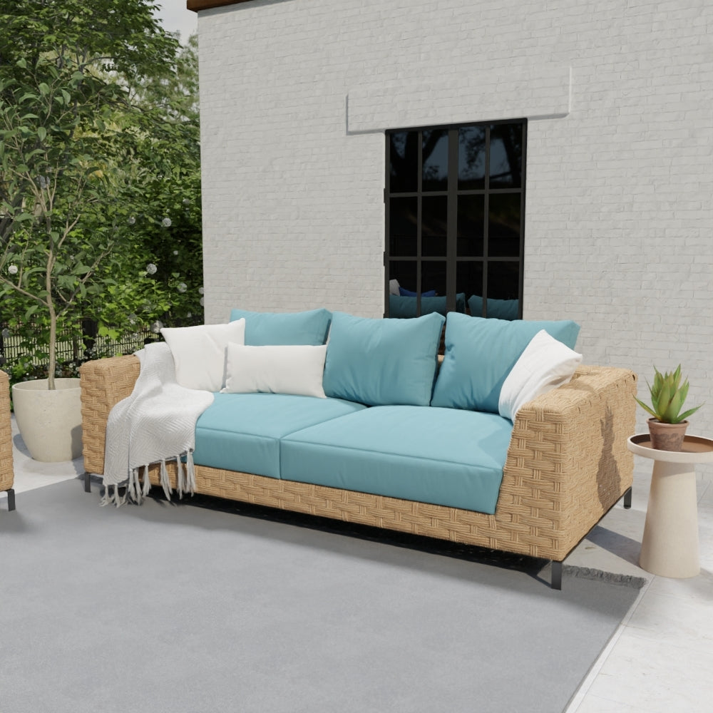 NICHOLASJOHN INC NJ-AMBROSIA Sky Solid,Texture Fabric - NJ25-2362