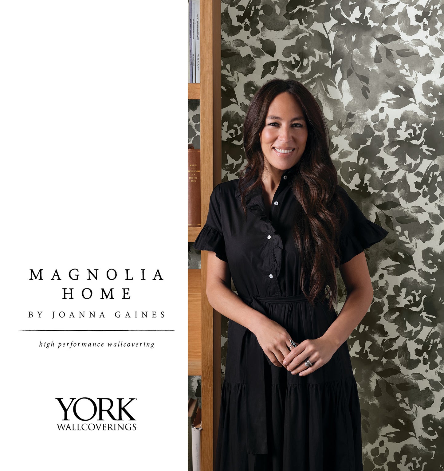 York Wallcoverings Magnolia Home High Performance Weft And Weave Gatherings Wallpaper Farmhouse Plaids and Checks Beiges Wallpaper - MJ4840