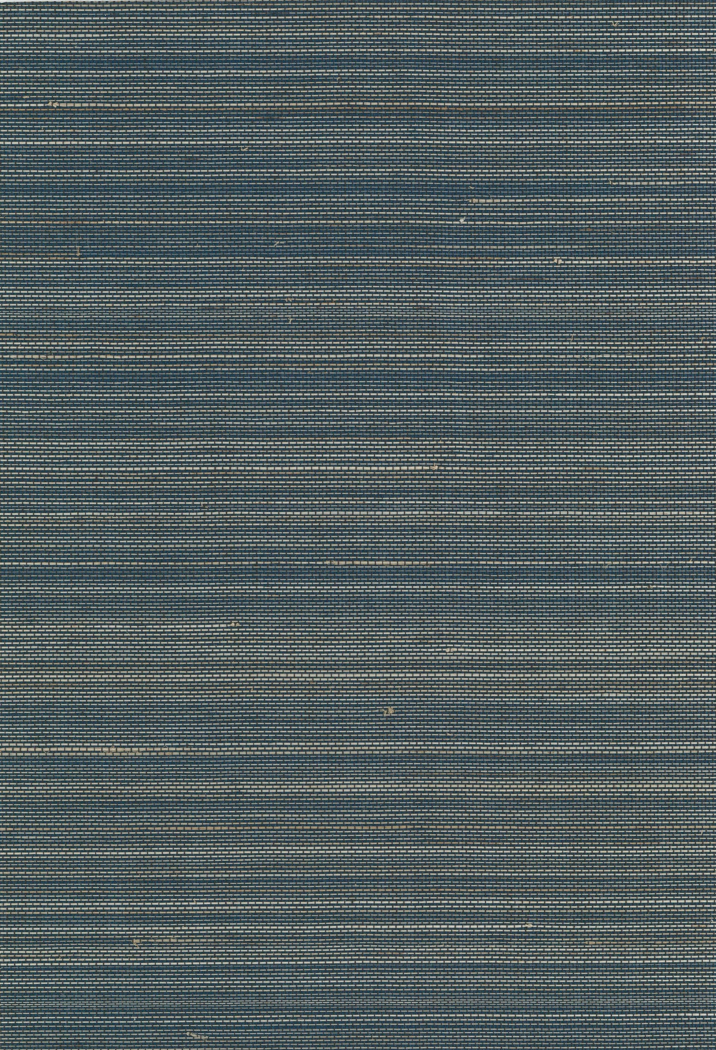 Blue-gray striped woven textile with subtle horizontal bands; versatile for upholstery or rug decor.
