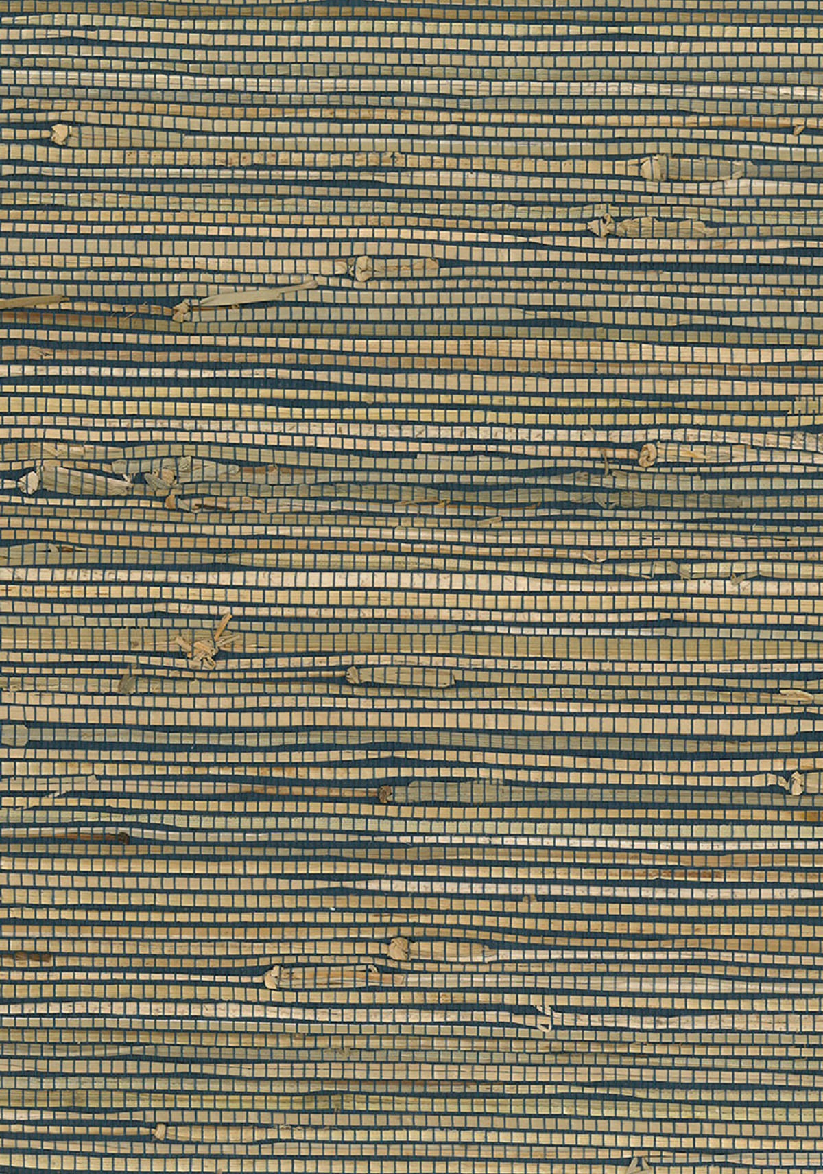 Seabrook Designs Natural Resource Rushcloth Grasscloth Contemporary Blue Matte - NA201