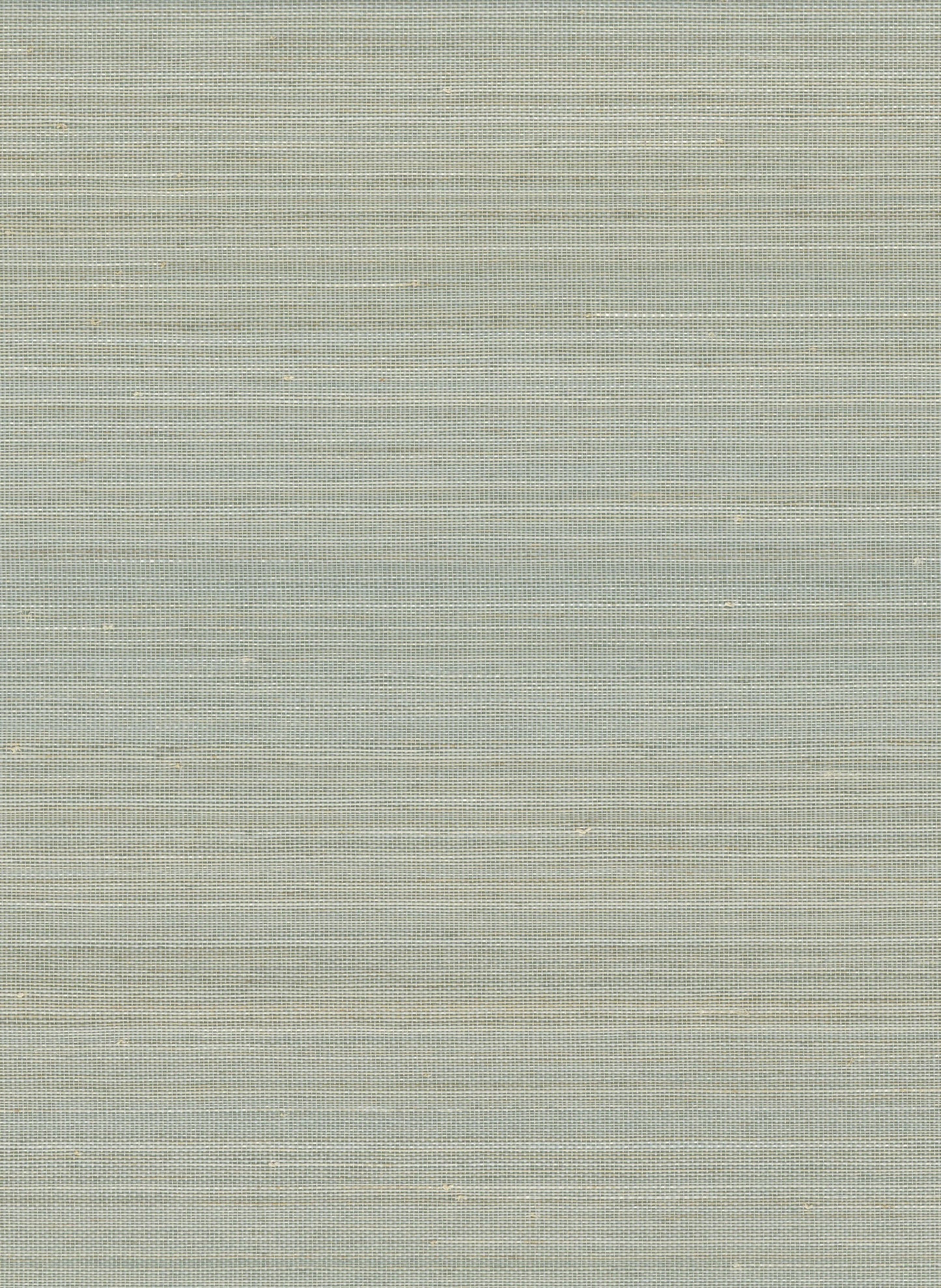 Muted sage-gray woven fabric with faint horizontal stripes; soft texture for upholstery or drapery.