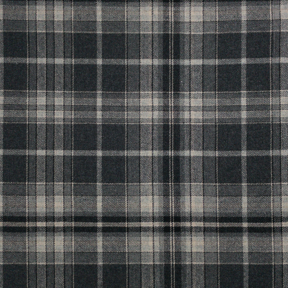 STOUT TEXTILES MULTIPURPOSE,WOVENS TRADITIONAL, PLAID/CHECK CHARCOAL - NASB-1