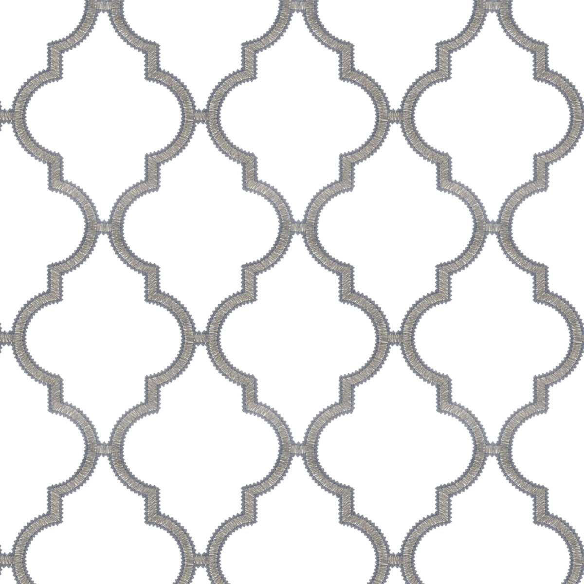 STOUT TEXTILES MULTIPURPOSE,EMBROIDERIES TRADITIONAL, OGEE GREY - NATO-1