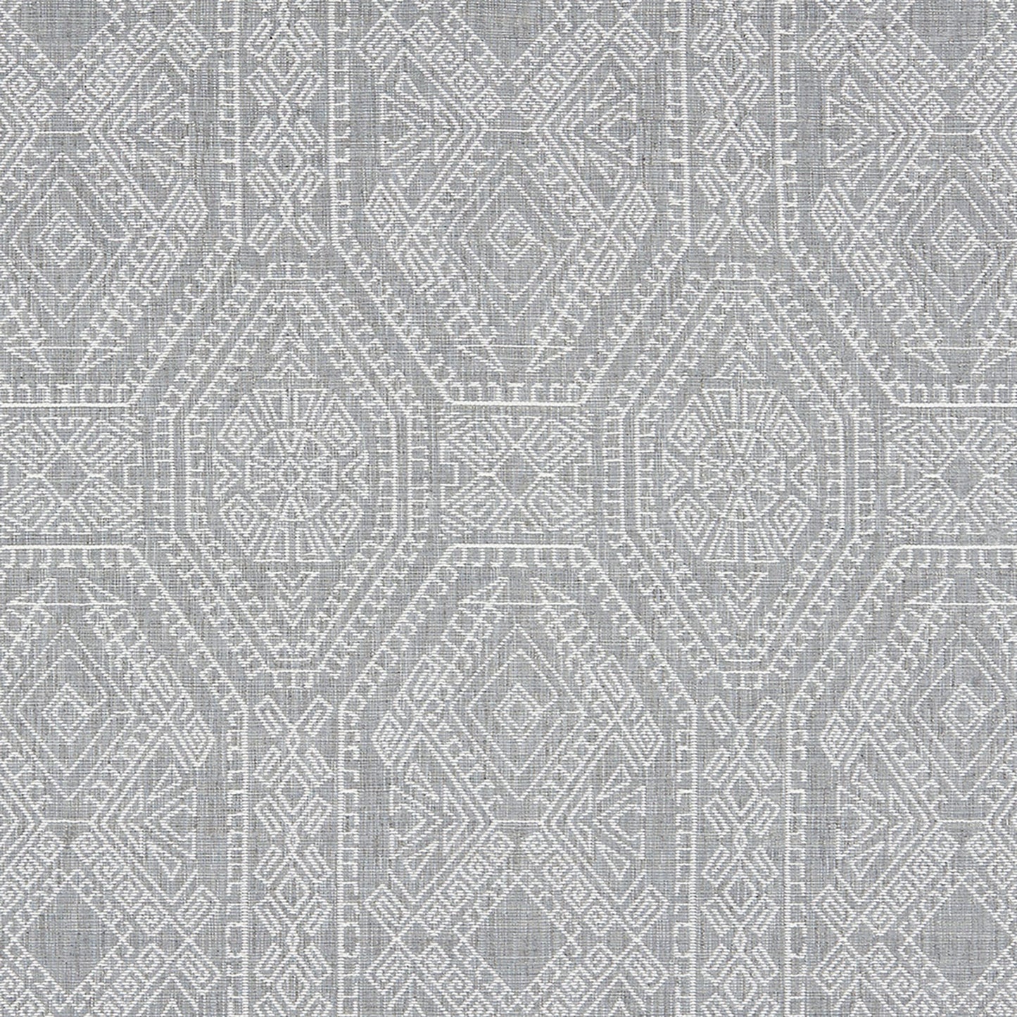 JF Fabrics crypton-home NAVAHO 94 Fabric Transitional,Contemporary,Geometric Grey/Silver Jacquard,Texture - 7827994 J8381