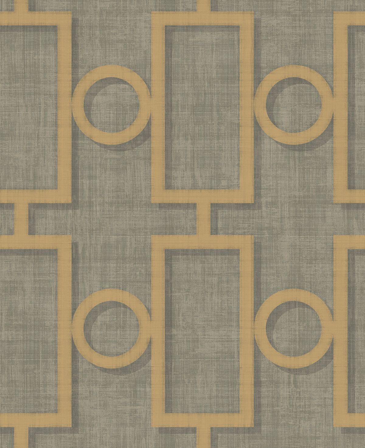 Seabrook Designs Adorn Geo Geometric Mid Century Metallic Gold , Platinum - NE50600