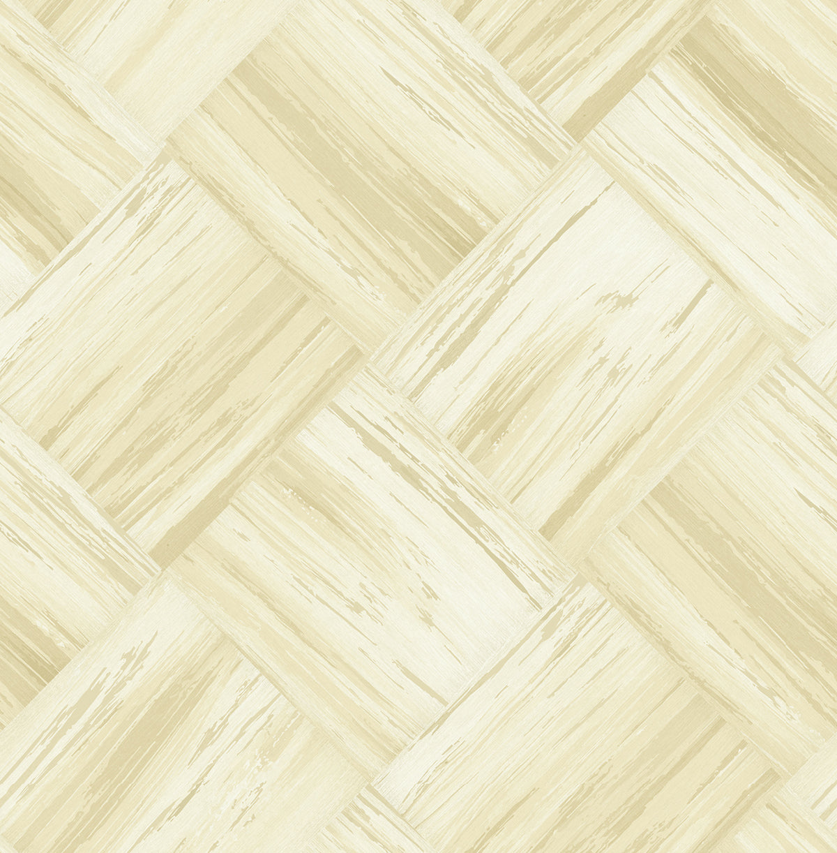 Seabrook Designs Masquerade Weave Geometric Mid Century Metallic Gold , Off-White - NE51405
