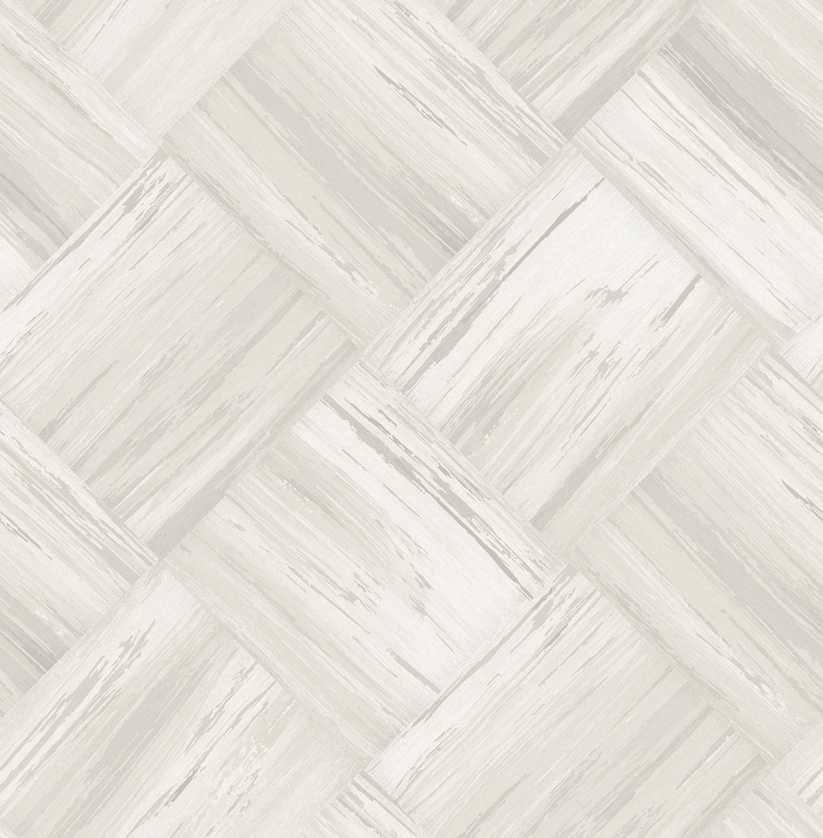Seabrook Designs Masquerade Weave Geometric Mid Century Gray , Off-White - NE51408