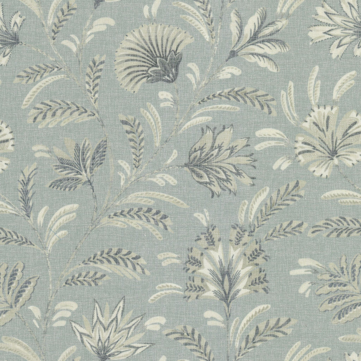 STOUT TEXTILES MULTIPURPOSE,PRINT TRANSITIONAL,, FLORAL GLACIER - NEAR-1