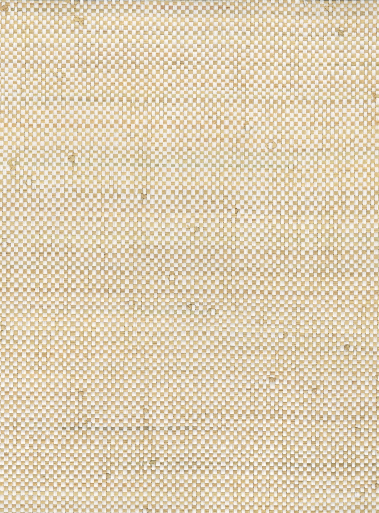 Beige woven fabric texture with a small check/grid pattern; burlap-like natural material for home decor.