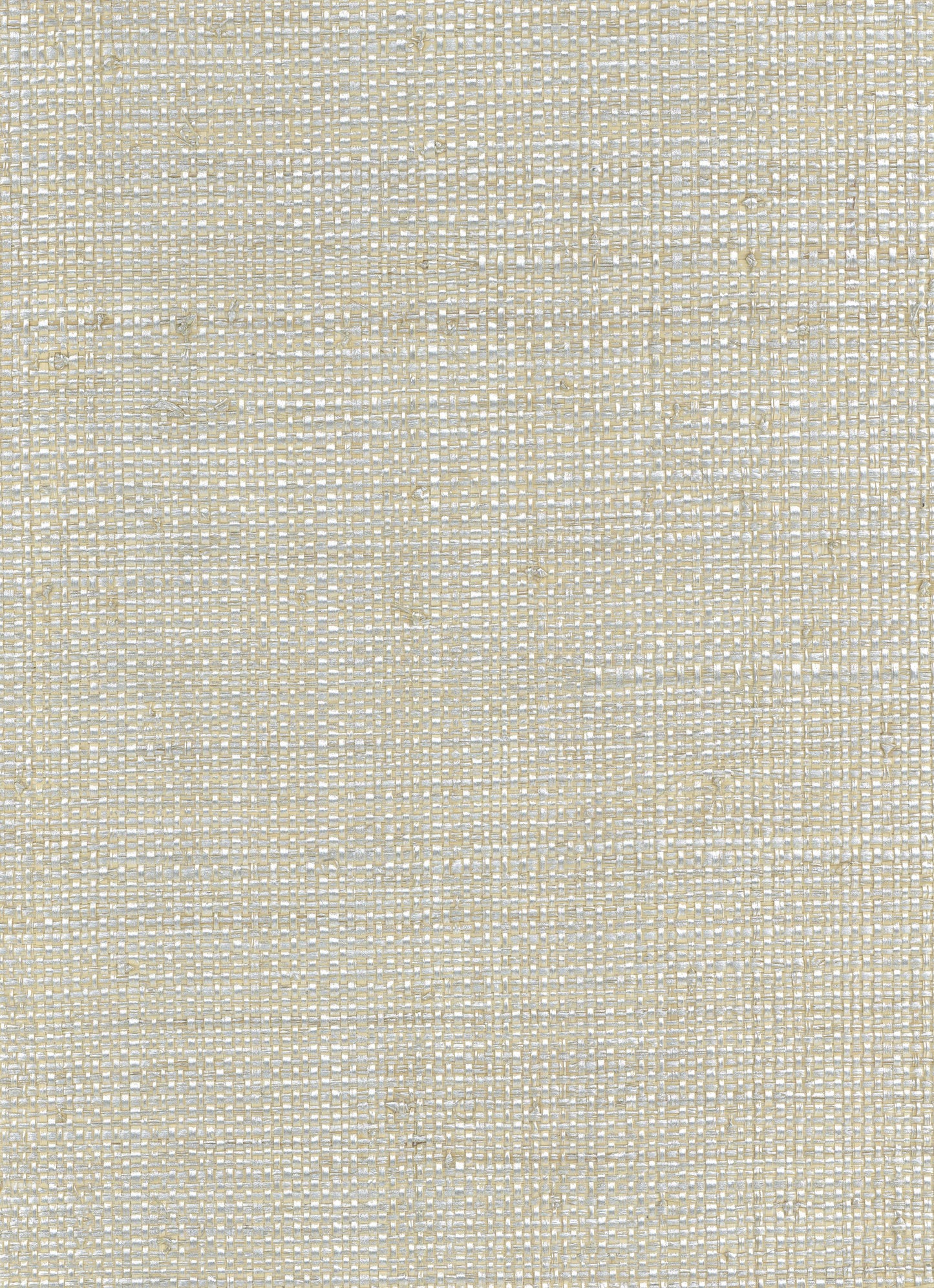 Beige woven fabric close-up with subtle grid texture and linen-like feel, ideal for upholstery or drapery.