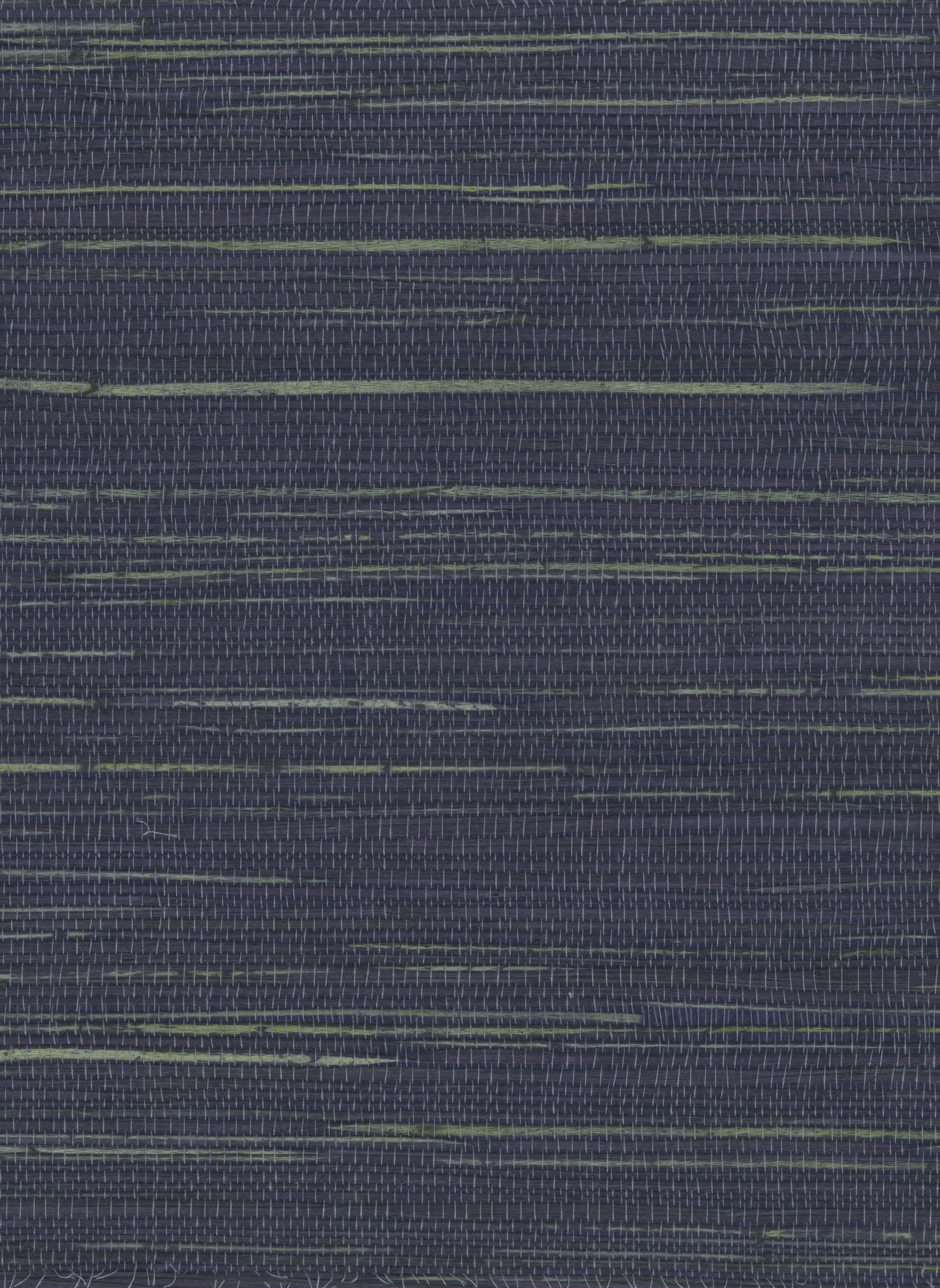 Navy blue woven fabric with subtle lime-green horizontal streaks; durable upholstery or rug texture.