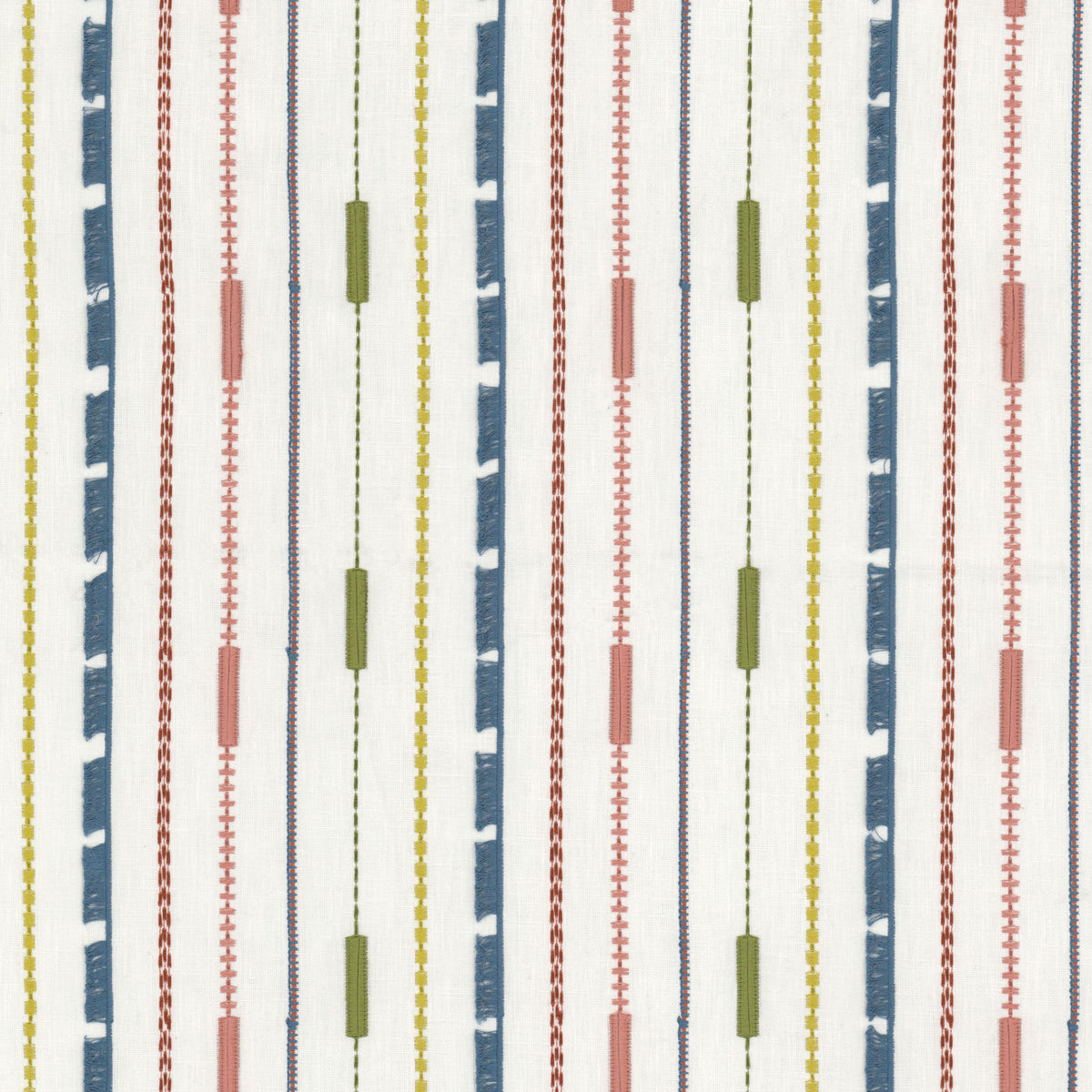 STOUT TEXTILES MULTIPURPOSE,EMBROIDERIES TRANSITIONAL,, STRIPE PARTYTIME - NIMI-3
