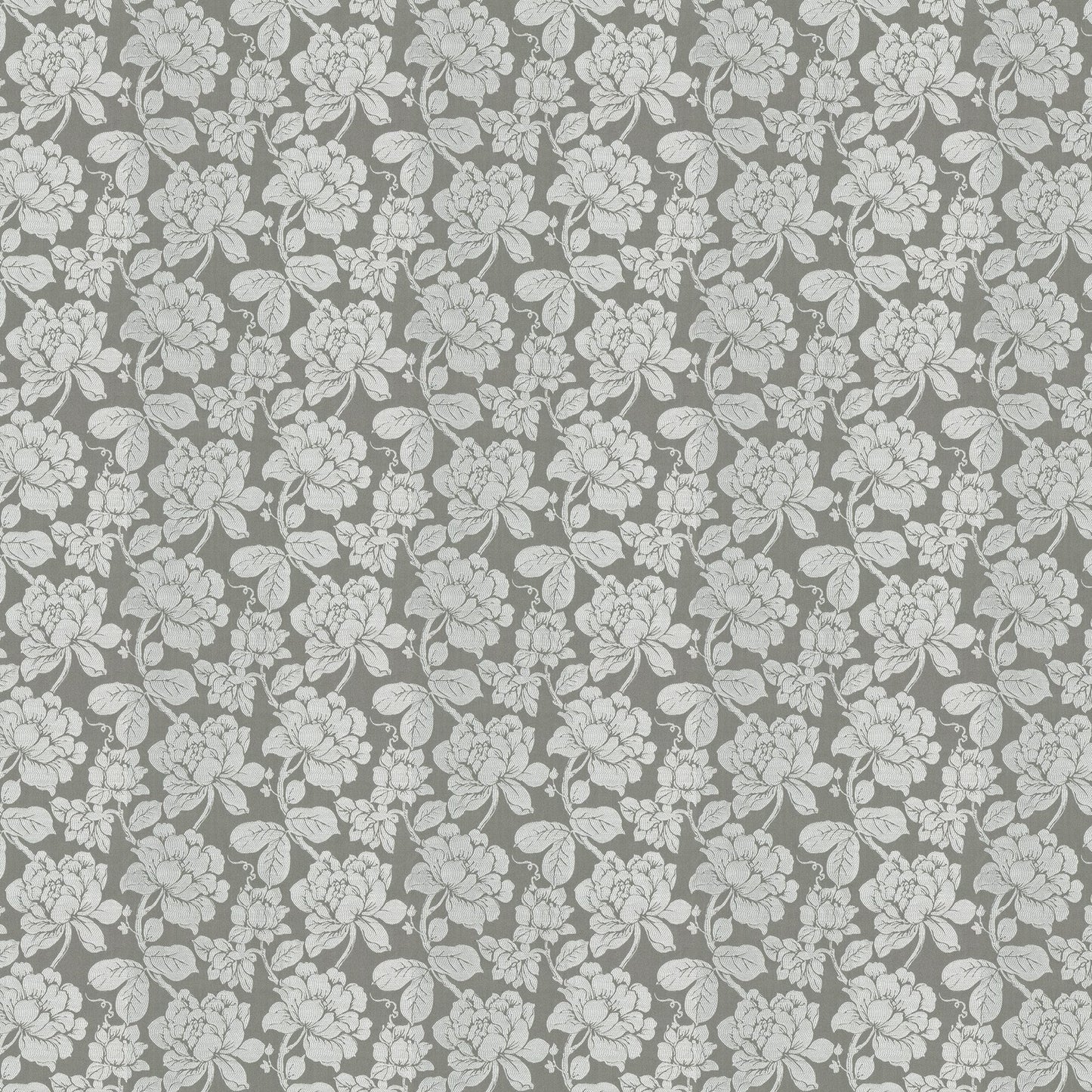 JF Fabrics NOTATION 98 Fabric Traditional,Transitional,Contemporary,Floral Grey/Silver Faux Silk,Jacquard,Texture - 6473898 J8011
