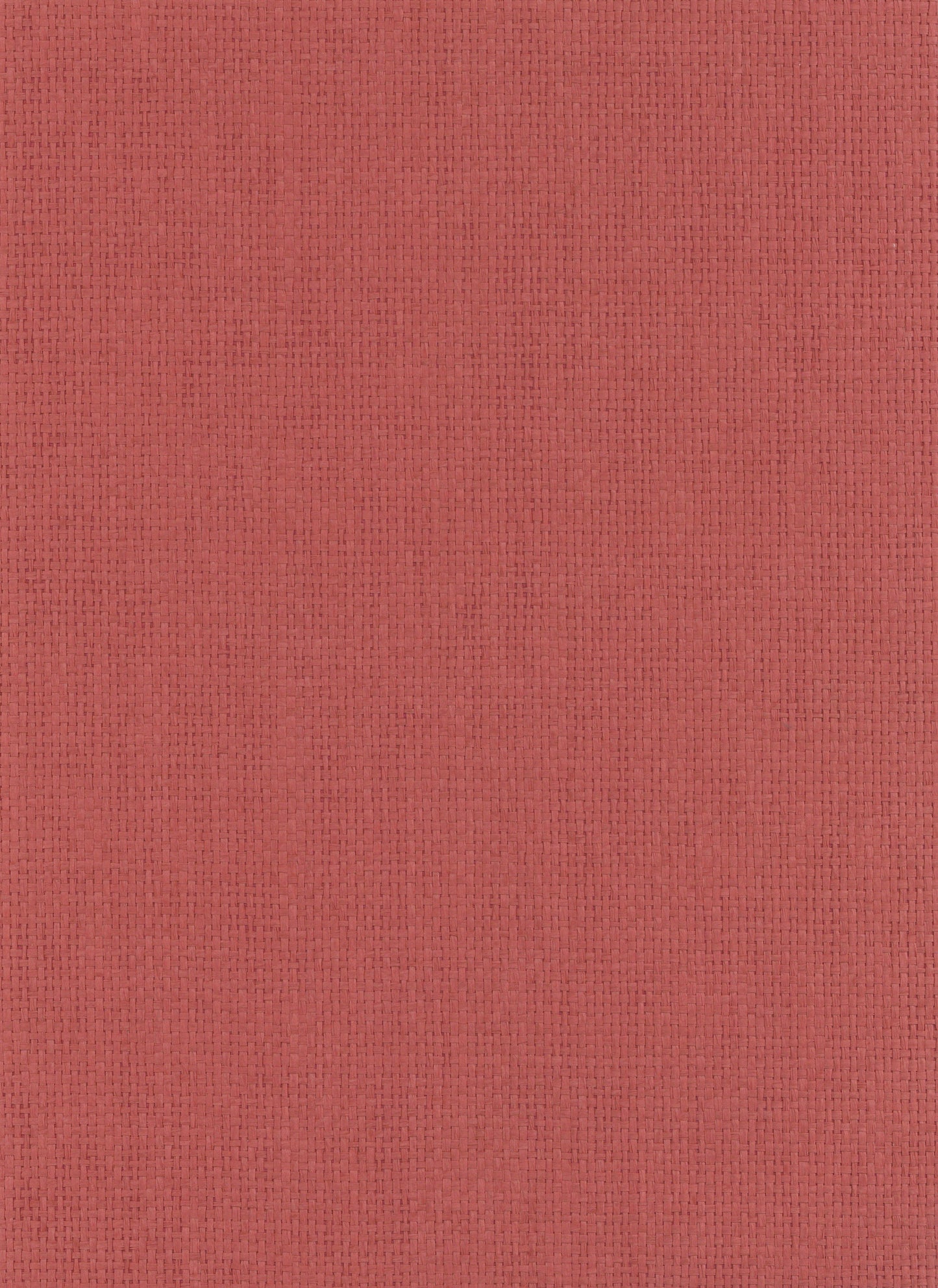 Rust-red linen-style fabric with pronounced weave texture.