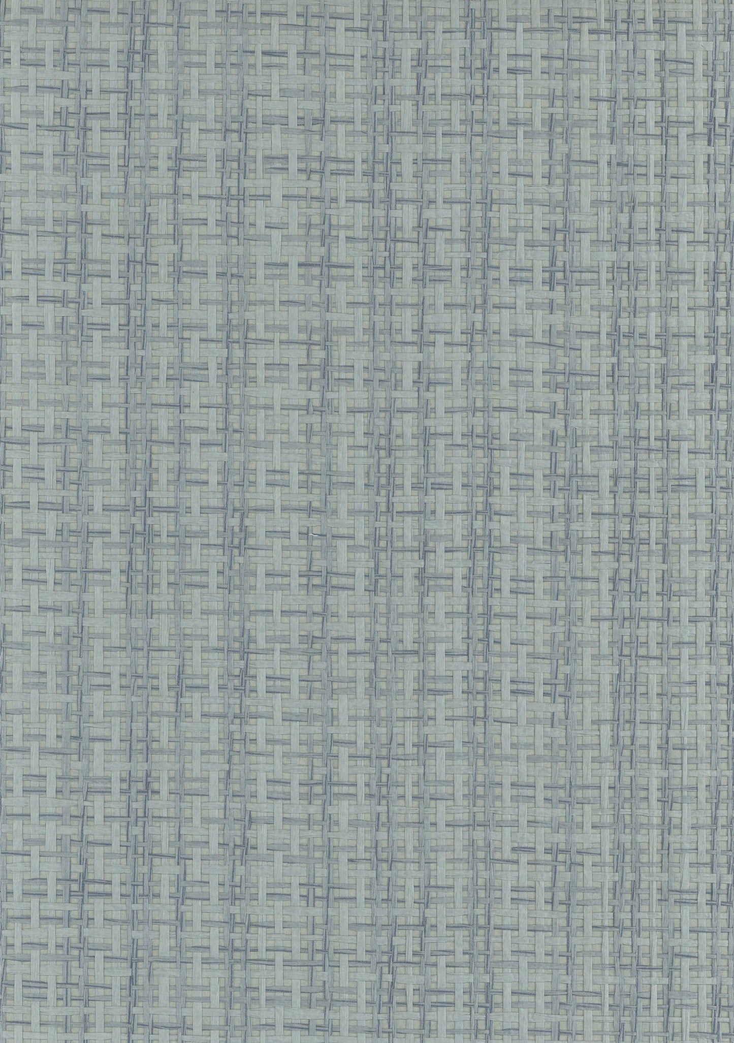 Light blue-gray woven fabric with a subtle crosshatch grid texture, ideal for upholstery or drapery.