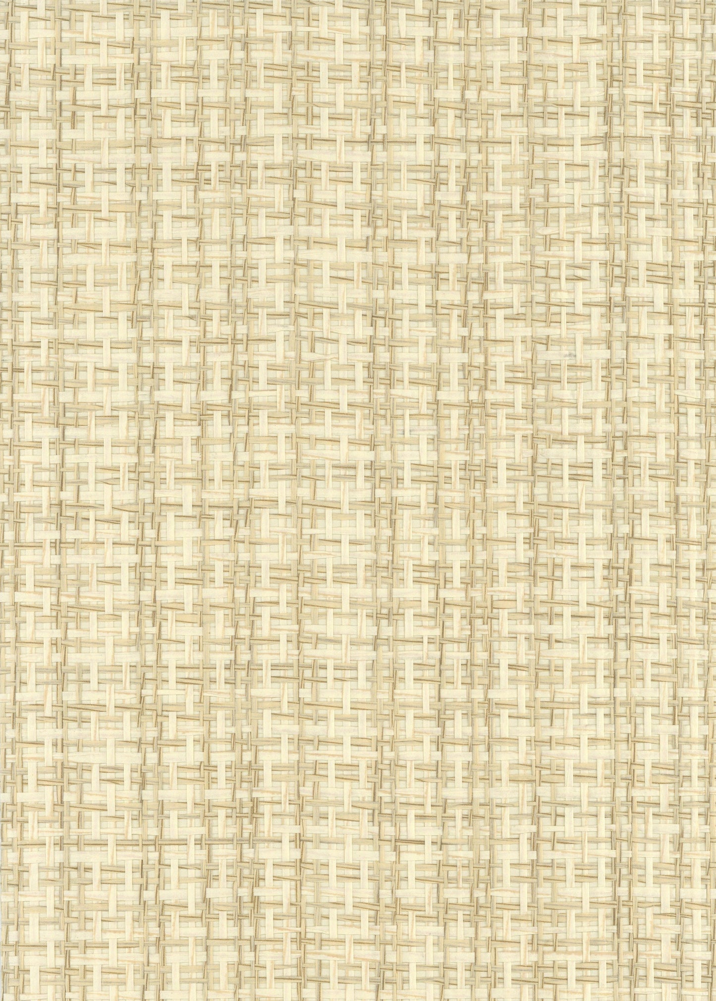 Beige woven fabric with a subtle crosshatch grid pattern; linen-like upholstery texture.