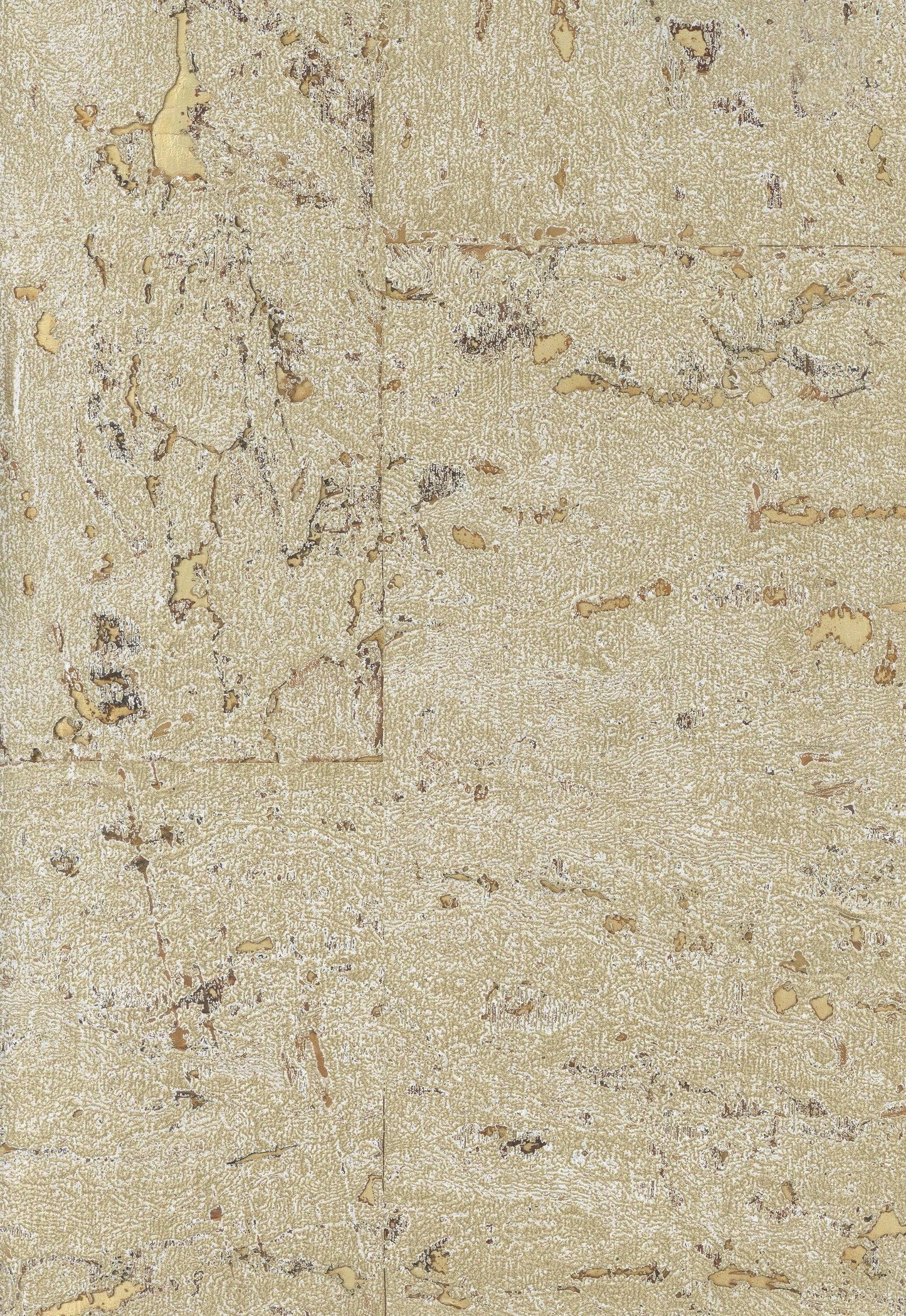 Close-up of beige natural stone texture with subtle veins and brown specks.