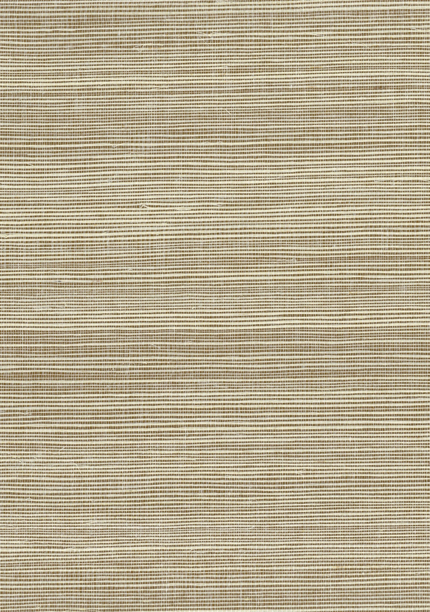 Beige woven fabric with subtle horizontal stripes; natural linen-like texture for upholstery or rug.