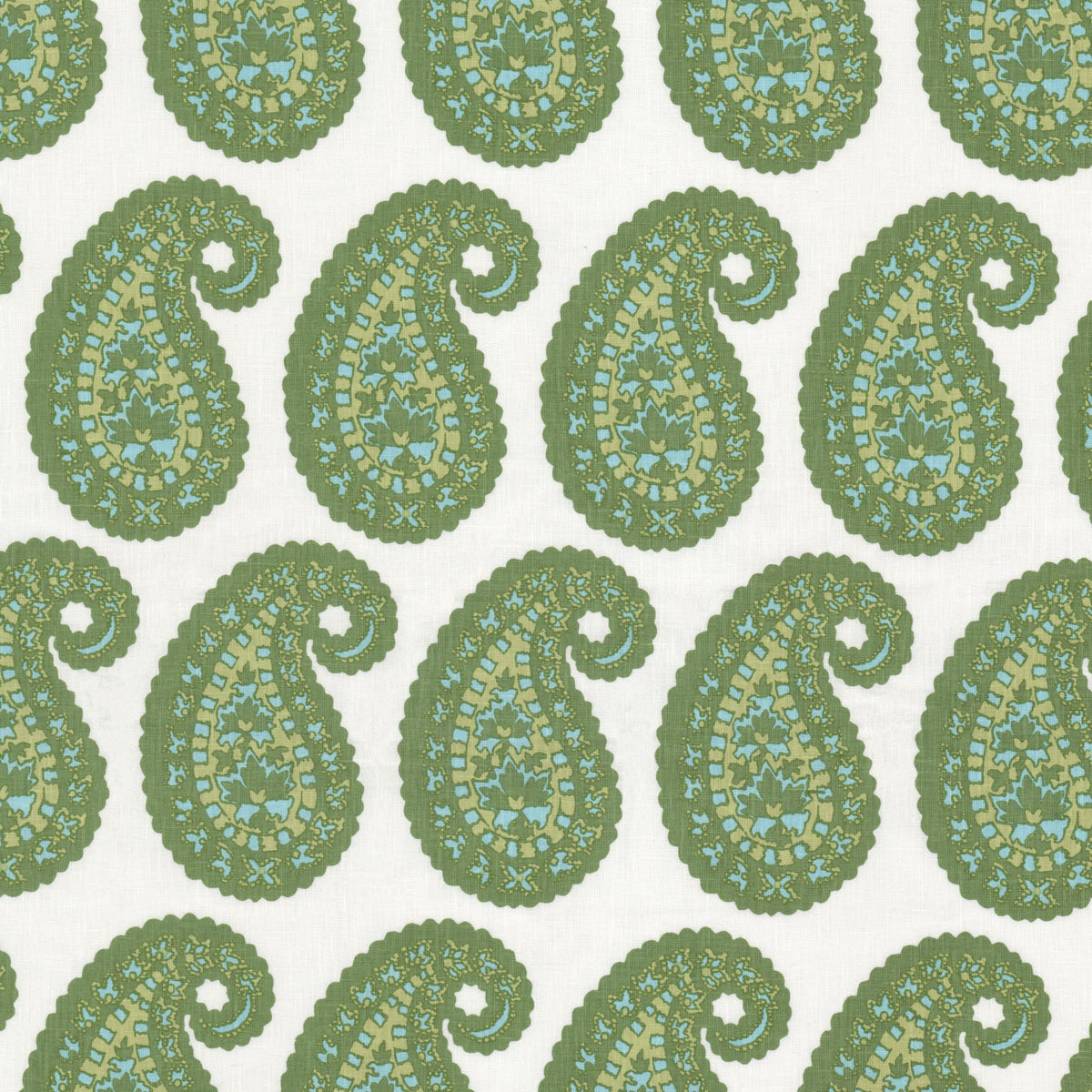 STOUT TEXTILES MULTIPURPOSE,PRINT TRADITIONAL, PAISLEY APPLE,SEEDLING,SPRING - NUBI-3