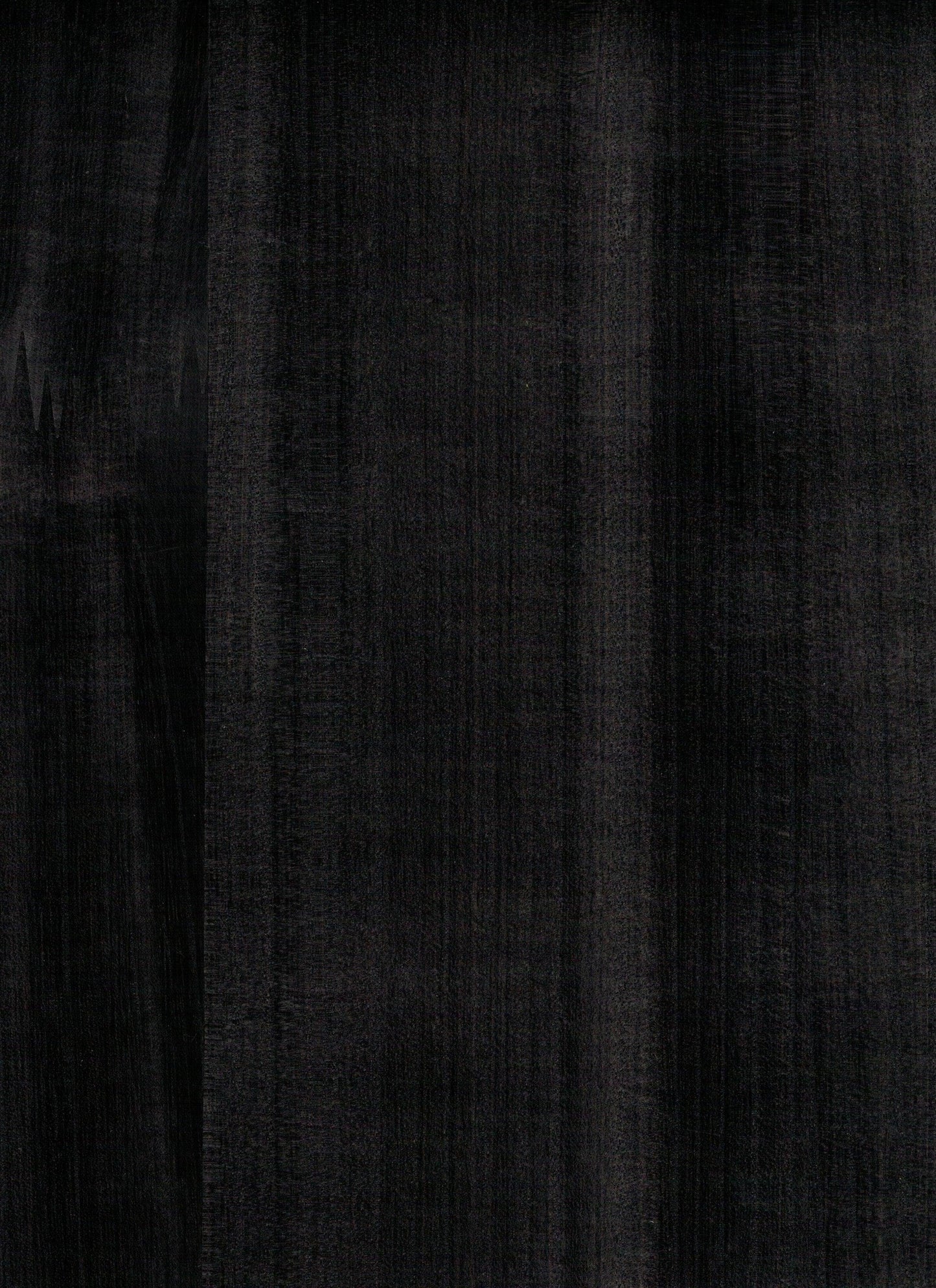 Black velvet-like fabric with soft sheen and subtle vertical texture, ideal for garments or upholstery.