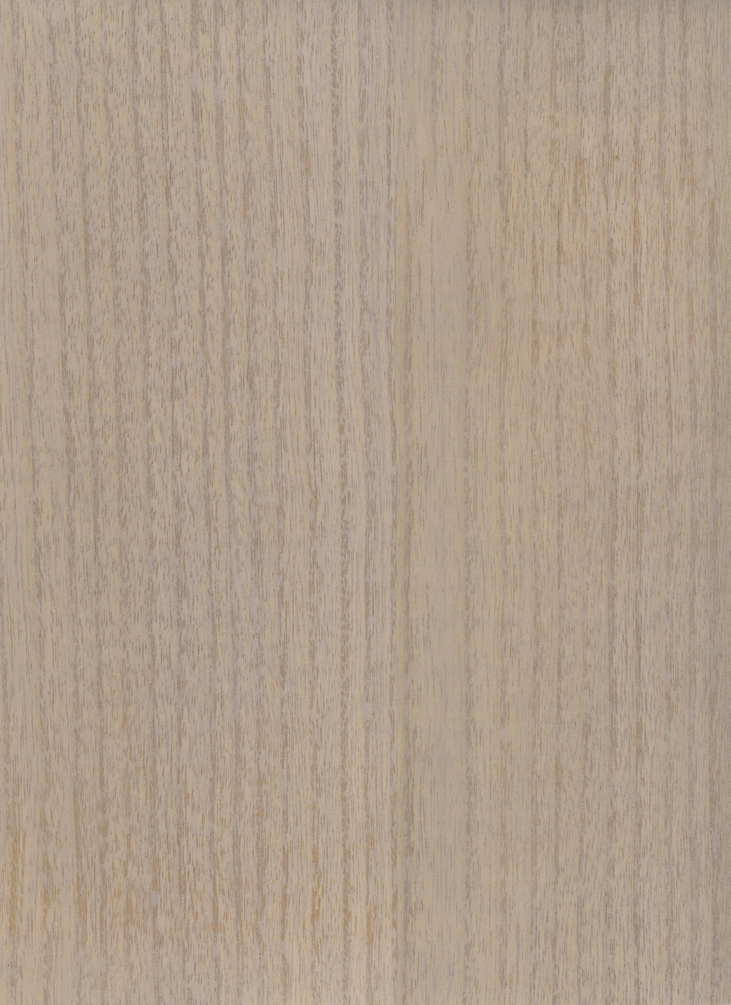 Light oak wood grain veneer panel with warm beige tones and vertical grain, ideal for furniture or cabinetry.