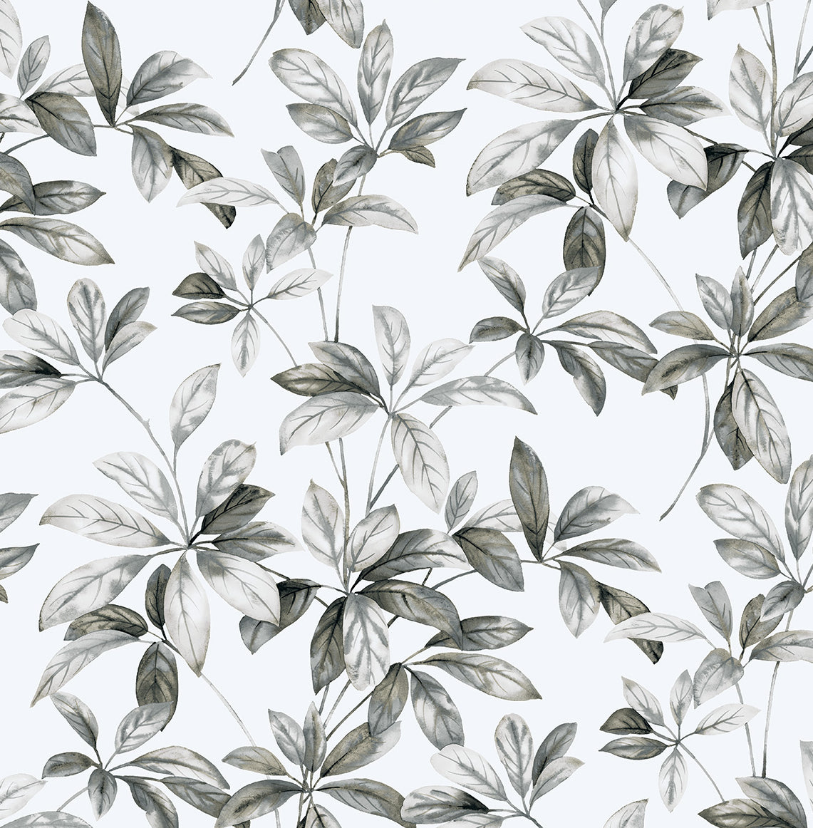 NextWall Leaf Trail Botanical Contemporary Alloy - NW45605