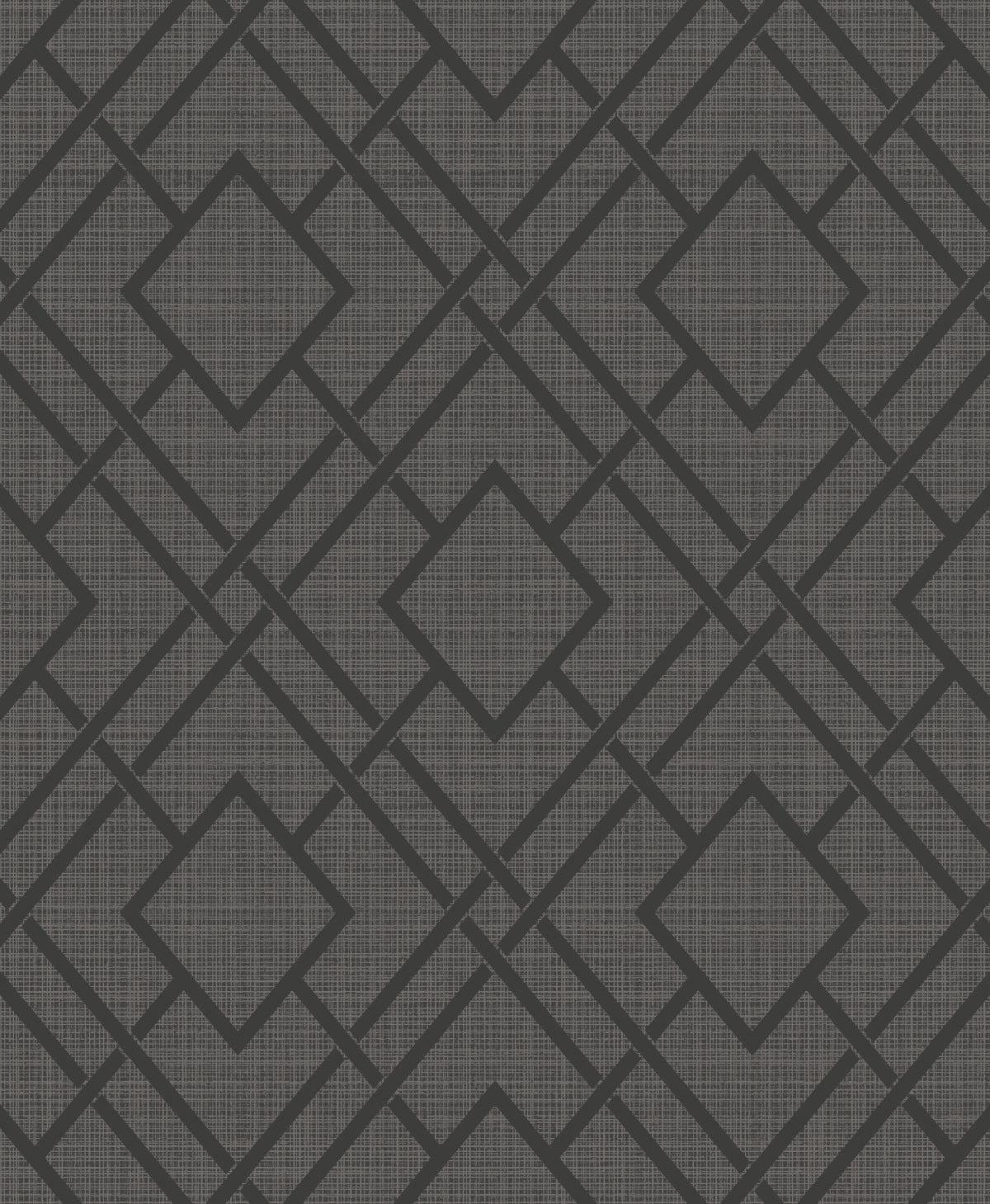 NextWall NextWall Peel & Stick Diamond Trail Geometric Contemporary Grey Metallic - NW56210