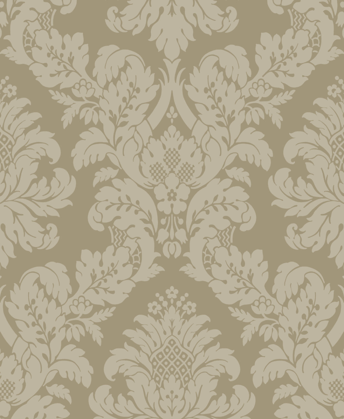 NextWall NextWall Peel & Stick Charnay Damask Damask Transitional Gold Metallic - NW56305