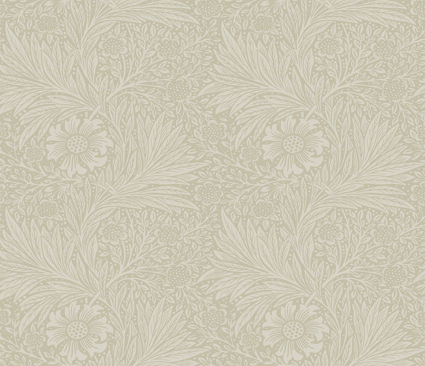 NextWall NextWall Peel & Stick Marigold Garden Floral Vintage Beige Matte - NW56405