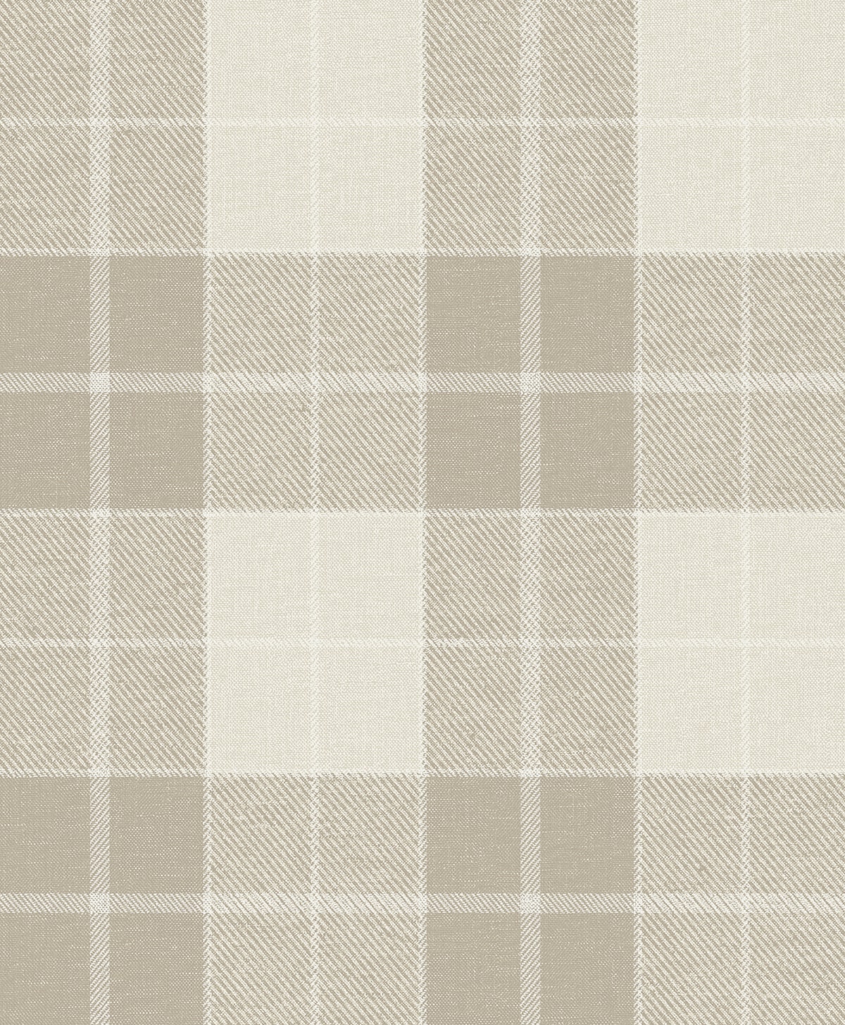 NextWall NextWall Peel & Stick Altarinda Plaid Plaid Traditional Beige - NW58110