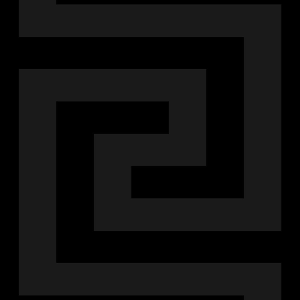 NextWall NextWall Peel & Stick Geometric Maze Geometric Contemporary Black - NW59400