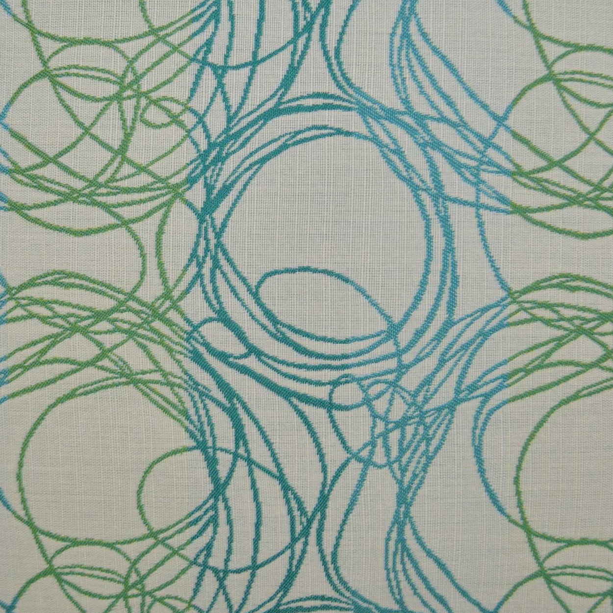 D.V. KAP HOME 22" x 22" Outdoor Boomerang Pillow - Lagoon Scribble - OD-206-L-2222