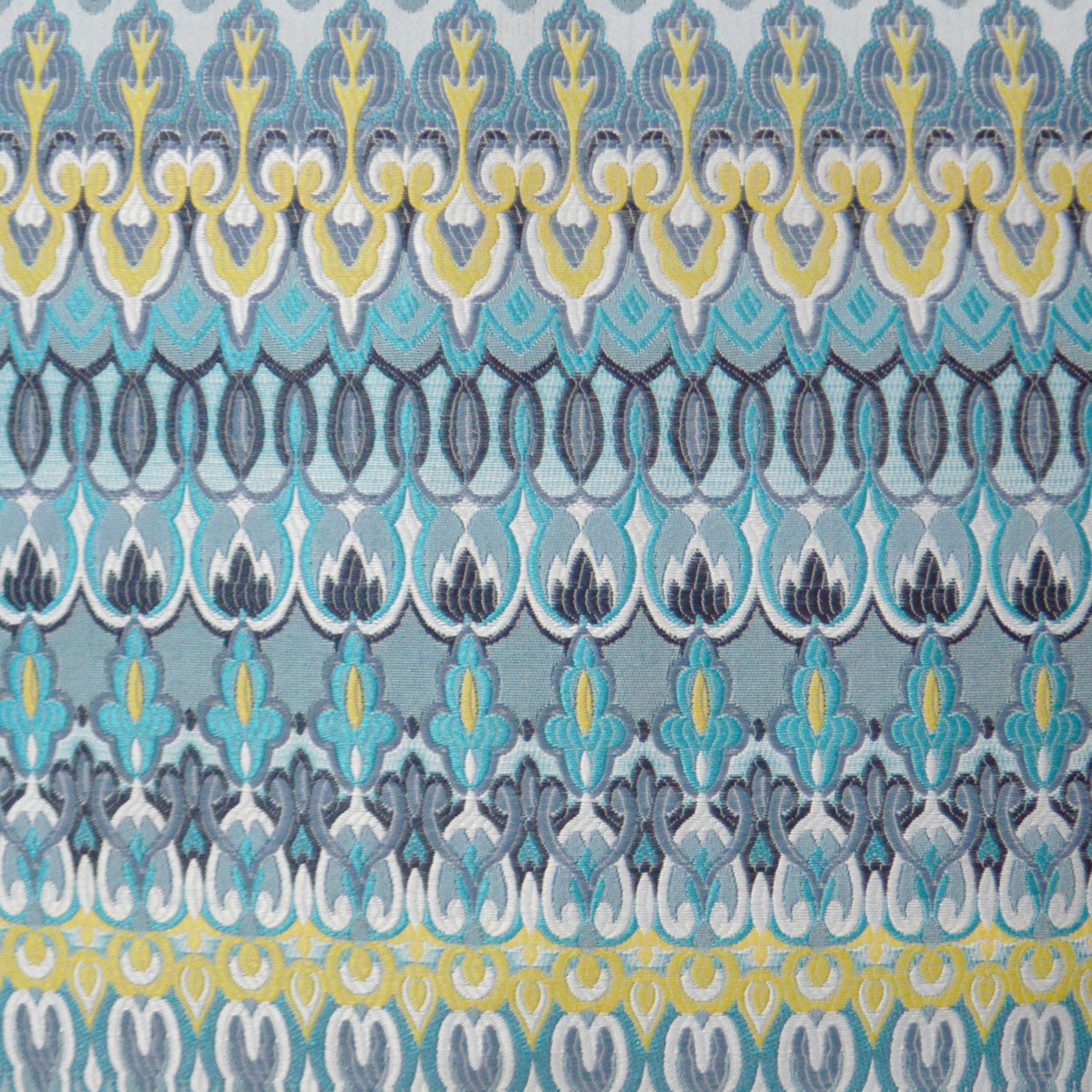 D.V. KAP HOME 22" x 22" Outdoor Kanthum Pillow - Turquoise Boho - OD-288-T-2222