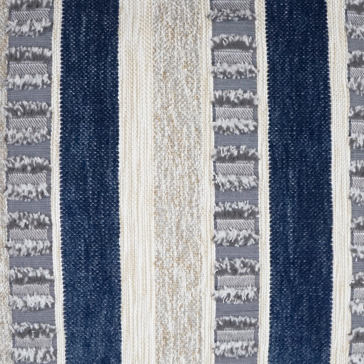 D.V. KAP HOME 12" x 24" Outdoor Teton Lumbar Pillow - Indigo Textured, Global - OD-385-I-1224